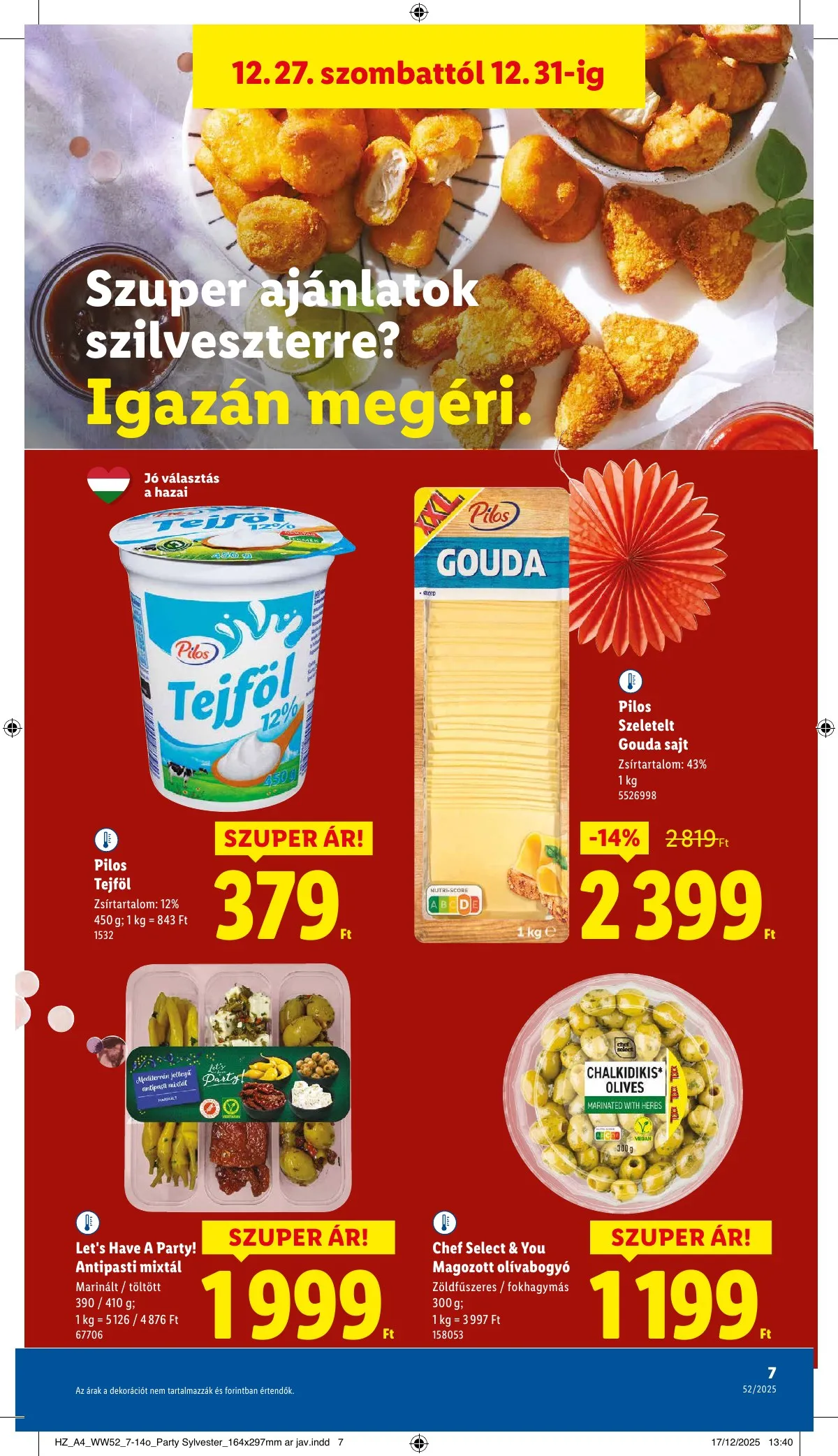 Lidl akciós újság 12.27–12.31 – 7. oldal