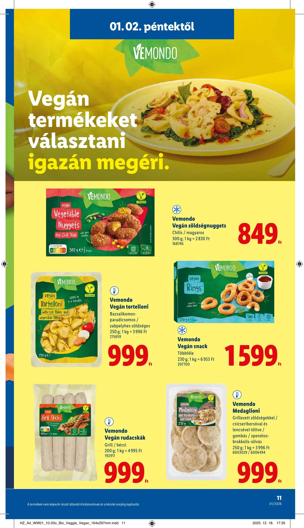Lidl akciós újság 01.02–01.07 – 11. oldal