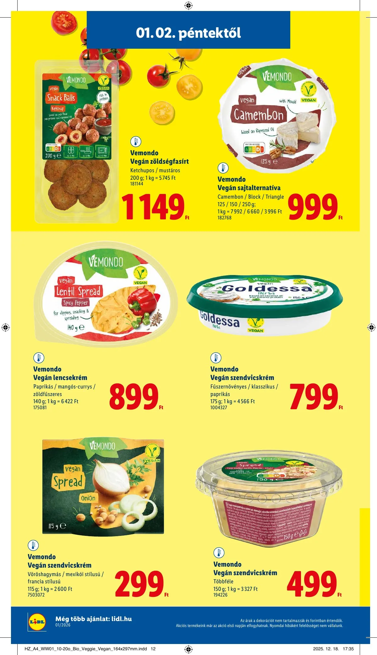 Lidl akciós újság 01.02–01.07 – 12. oldal