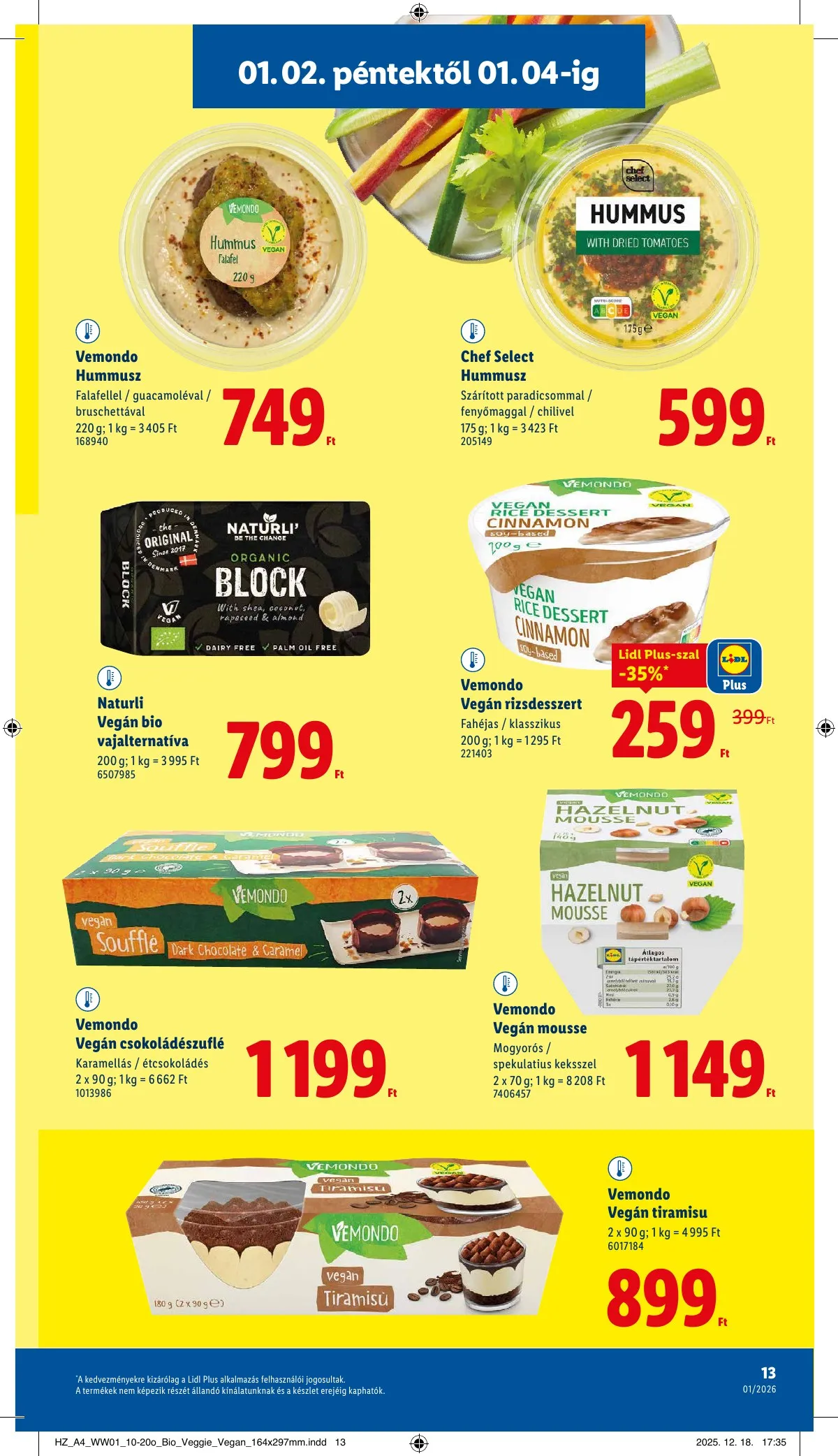 Lidl akciós újság 01.02–01.07 – 13. oldal