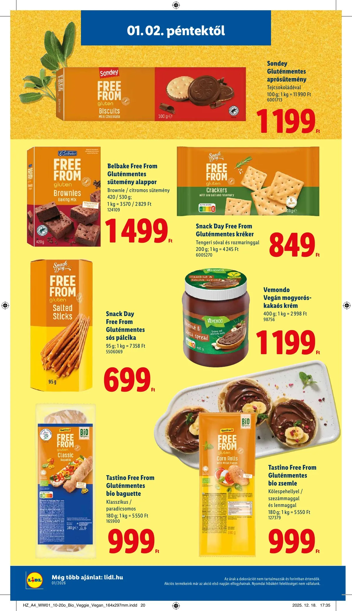 Lidl akciós újság 01.02–01.07 – 20. oldal