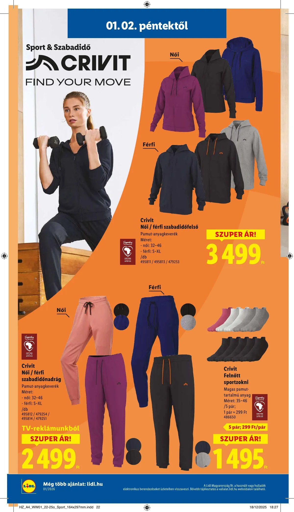 Lidl akciós újság 01.02–01.07 – 22. oldal
