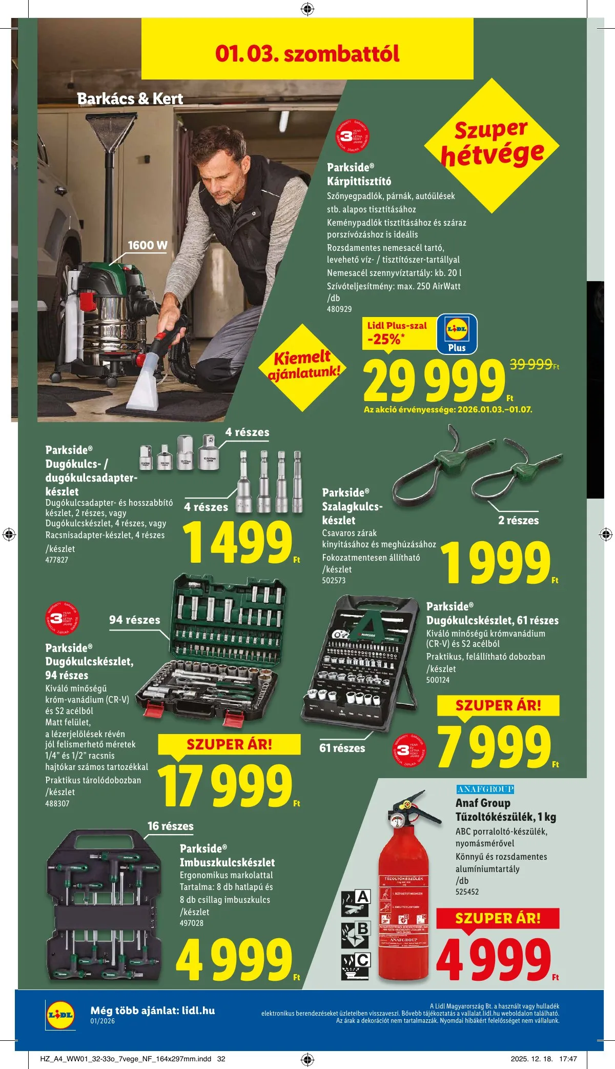 Lidl akciós újság 01.02–01.07 – 34. oldal