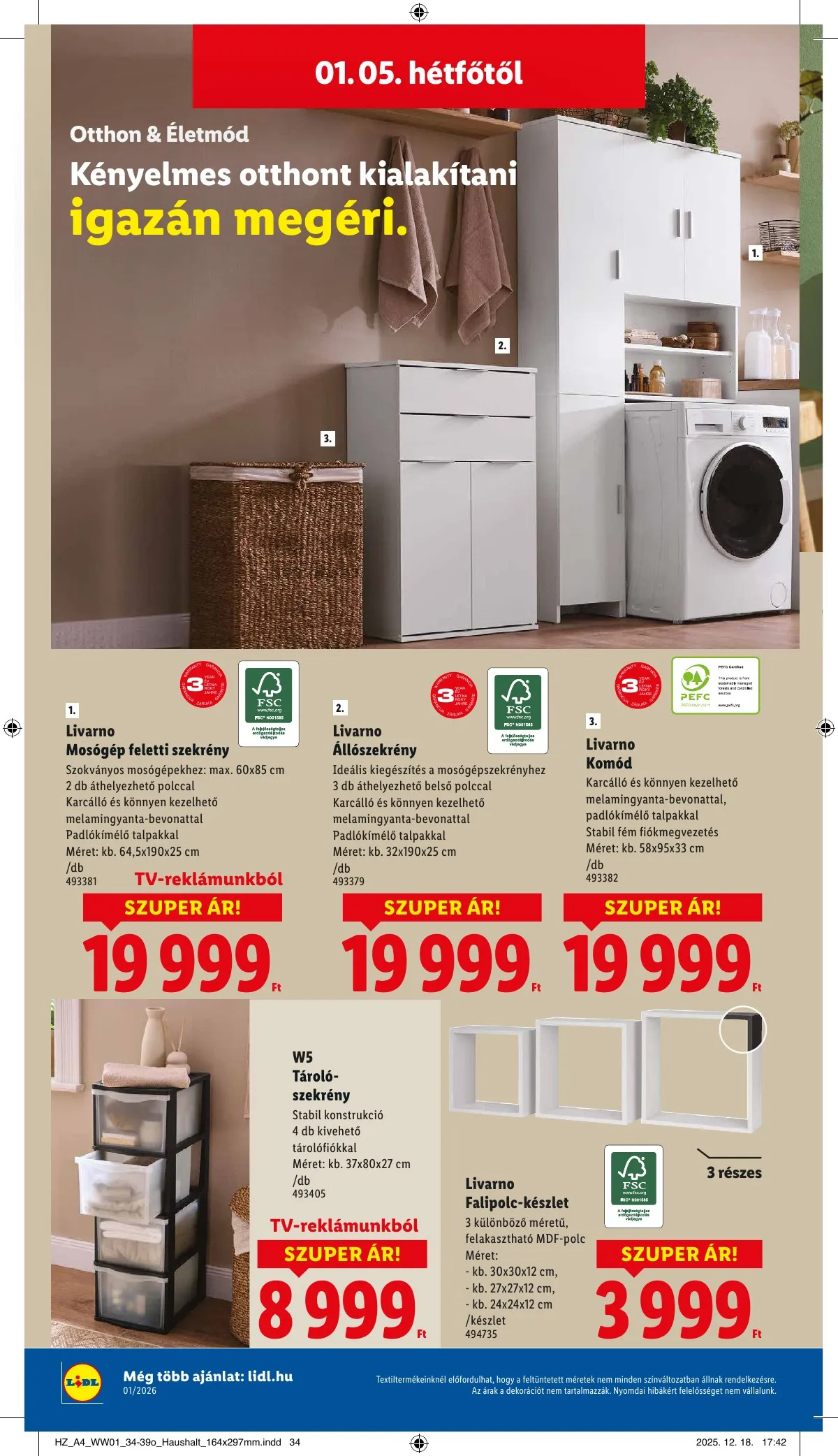 Lidl akciós újság 01.02–01.07 – 36. oldal