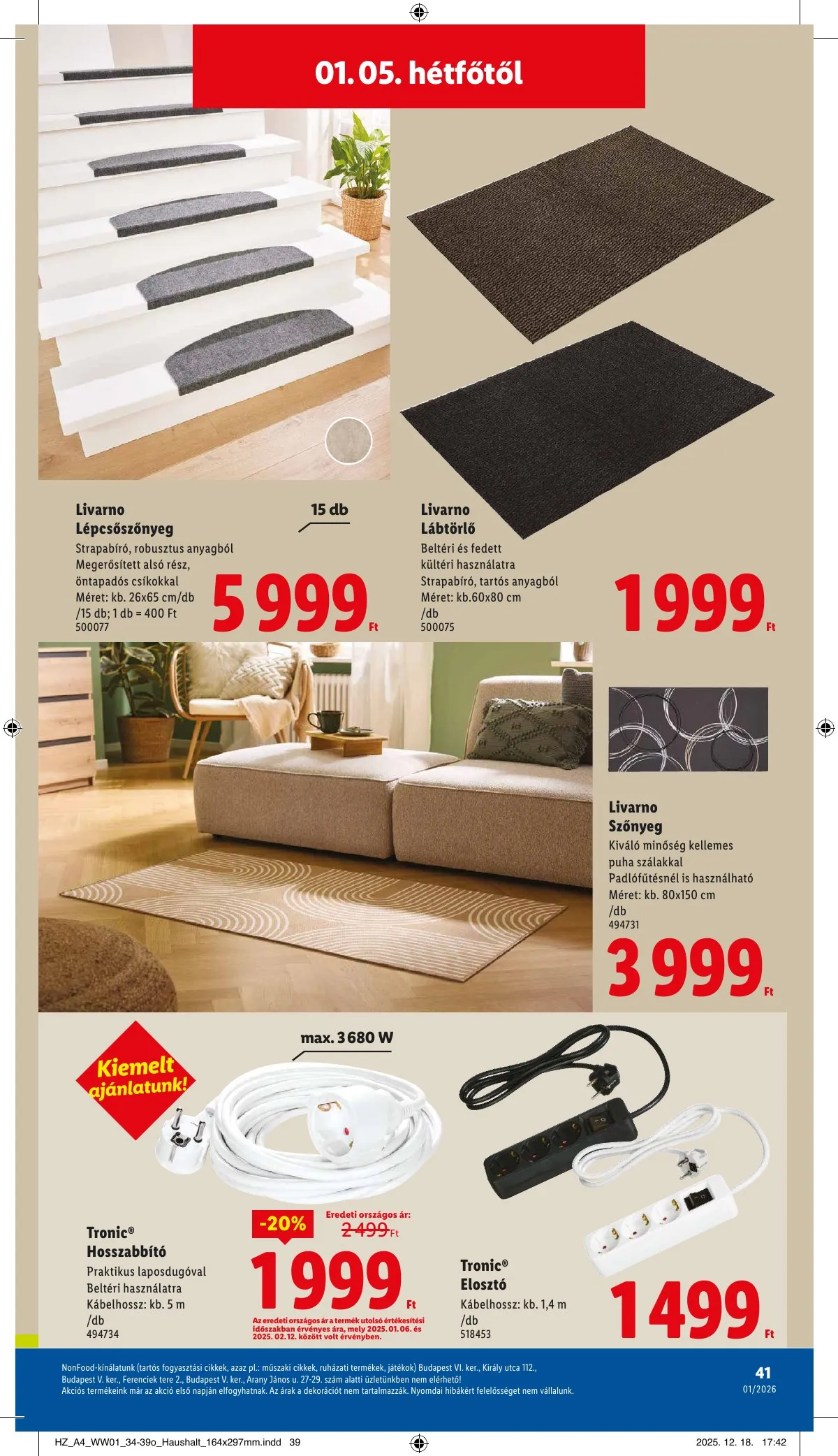 Lidl akciós újság 01.02–01.07 – 41. oldal