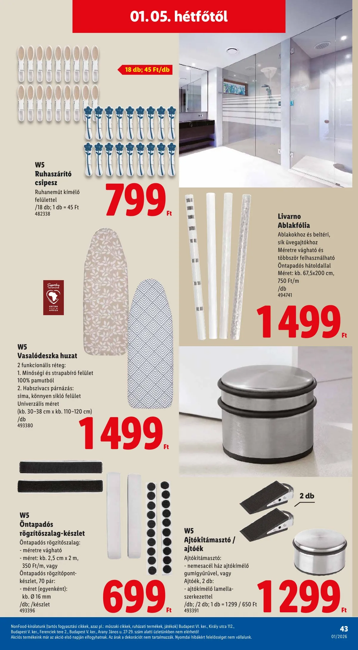 Lidl akciós újság 01.02–01.07 – 43. oldal