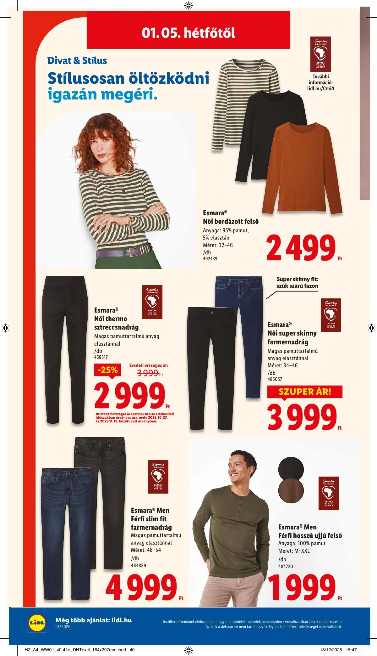 Lidl akciós újság 01.02–01.07 – 44. oldal