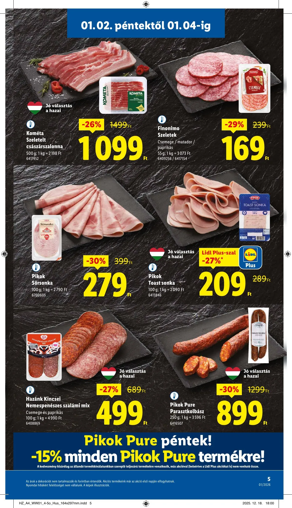Lidl akciós újság 01.02–01.07 – 5. oldal