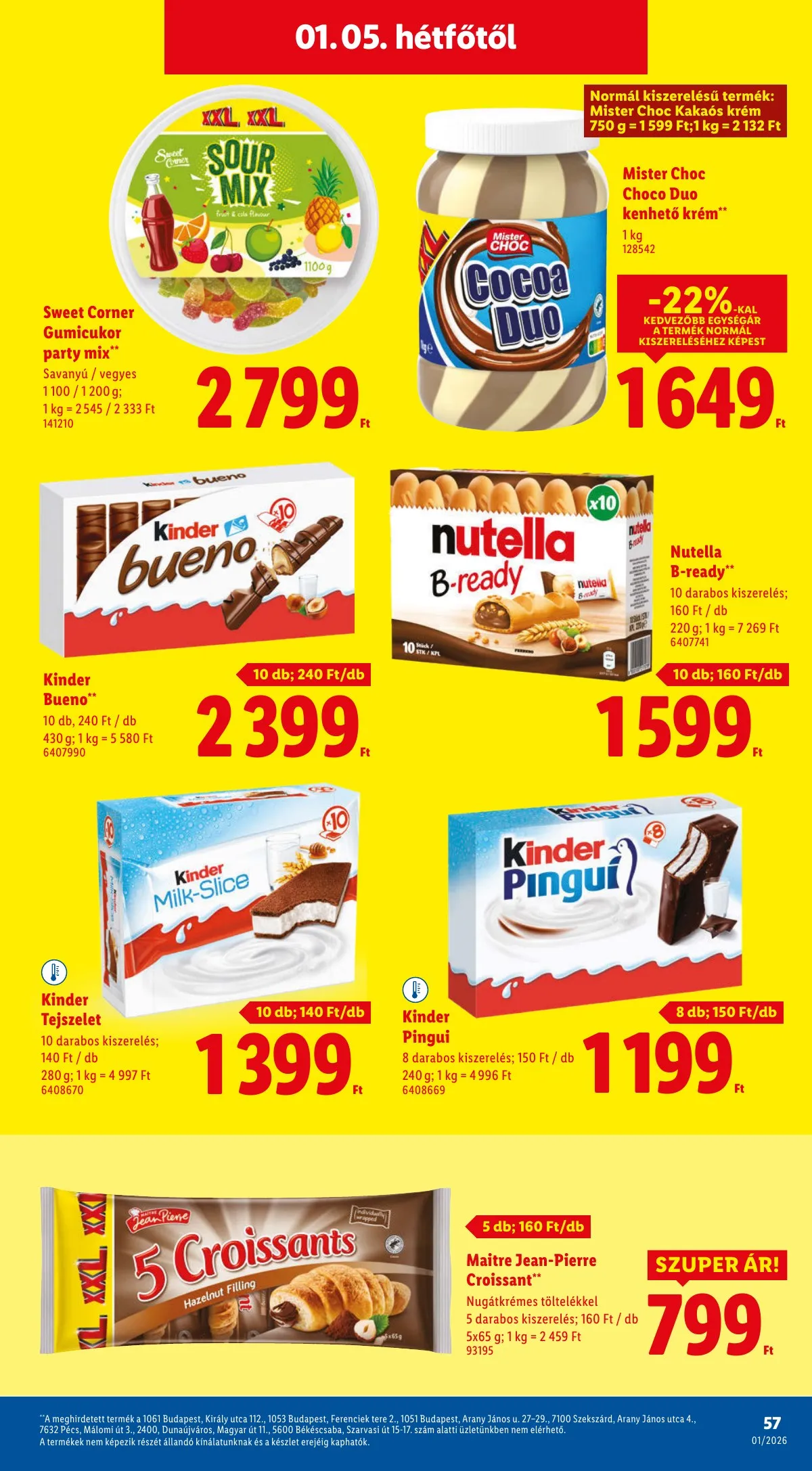Lidl akciós újság 01.02–01.07 – 57. oldal