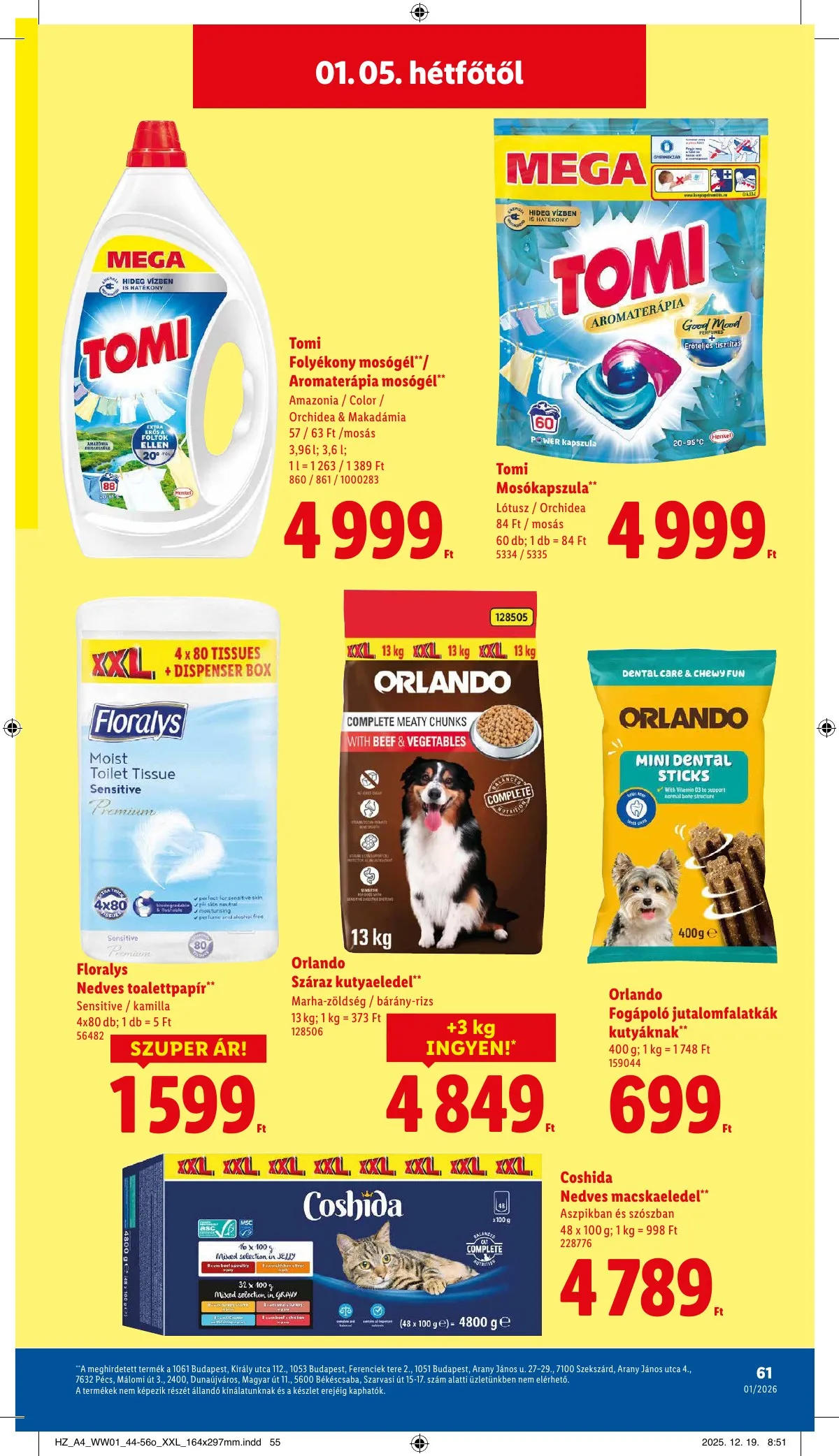Lidl akciós újság 01.02–01.07 – 61. oldal