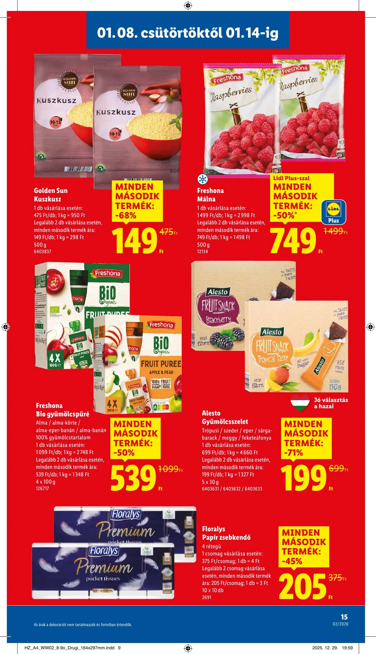 Lidl akciós újság 01.08–01.14 – 15. oldal