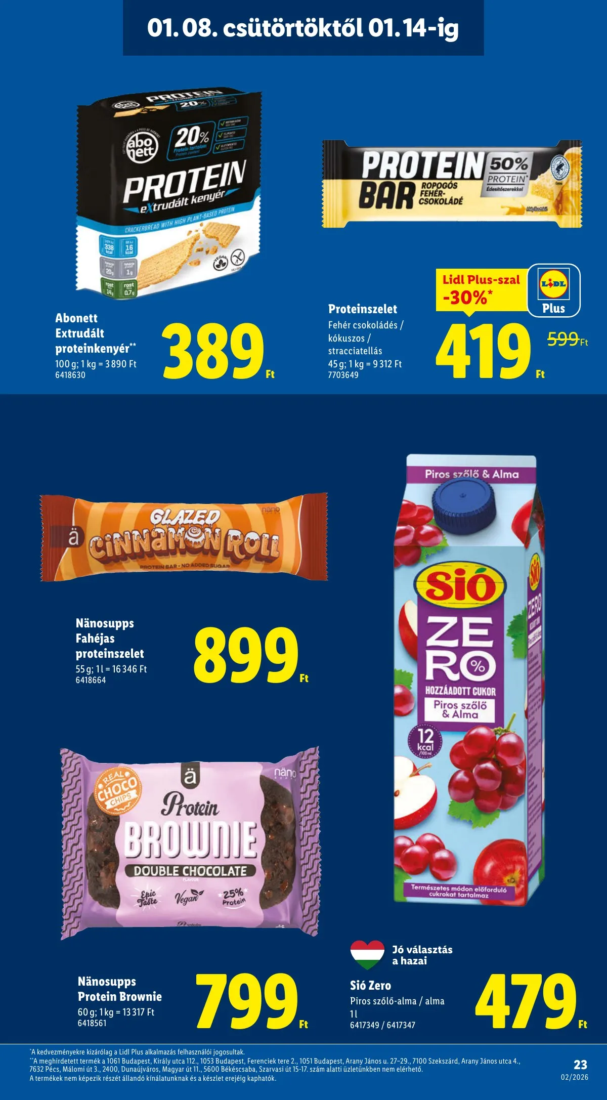 Lidl akciós újság 01.08–01.14 – 23. oldal