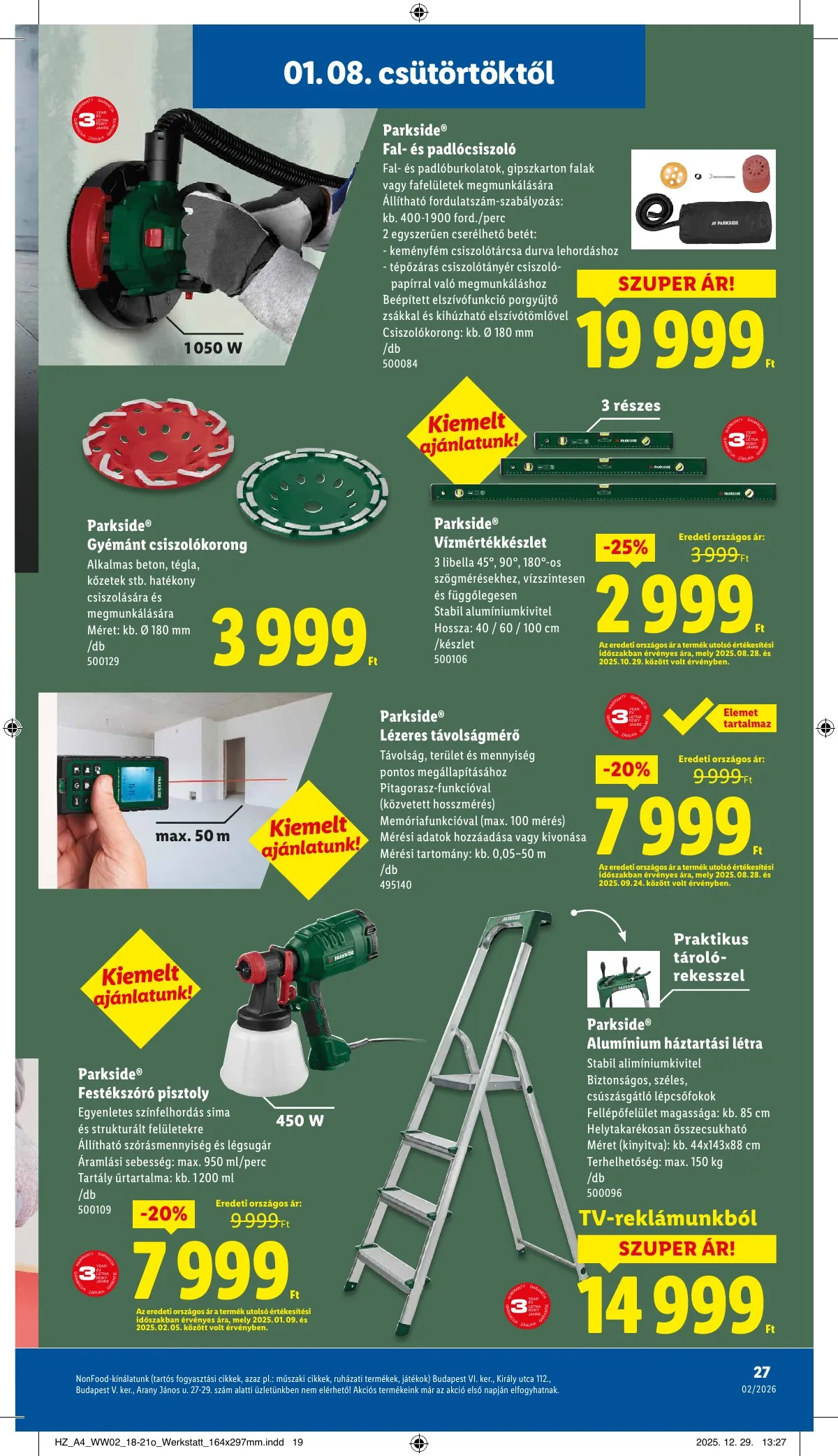 Lidl akciós újság 01.08–01.14 – 27. oldal