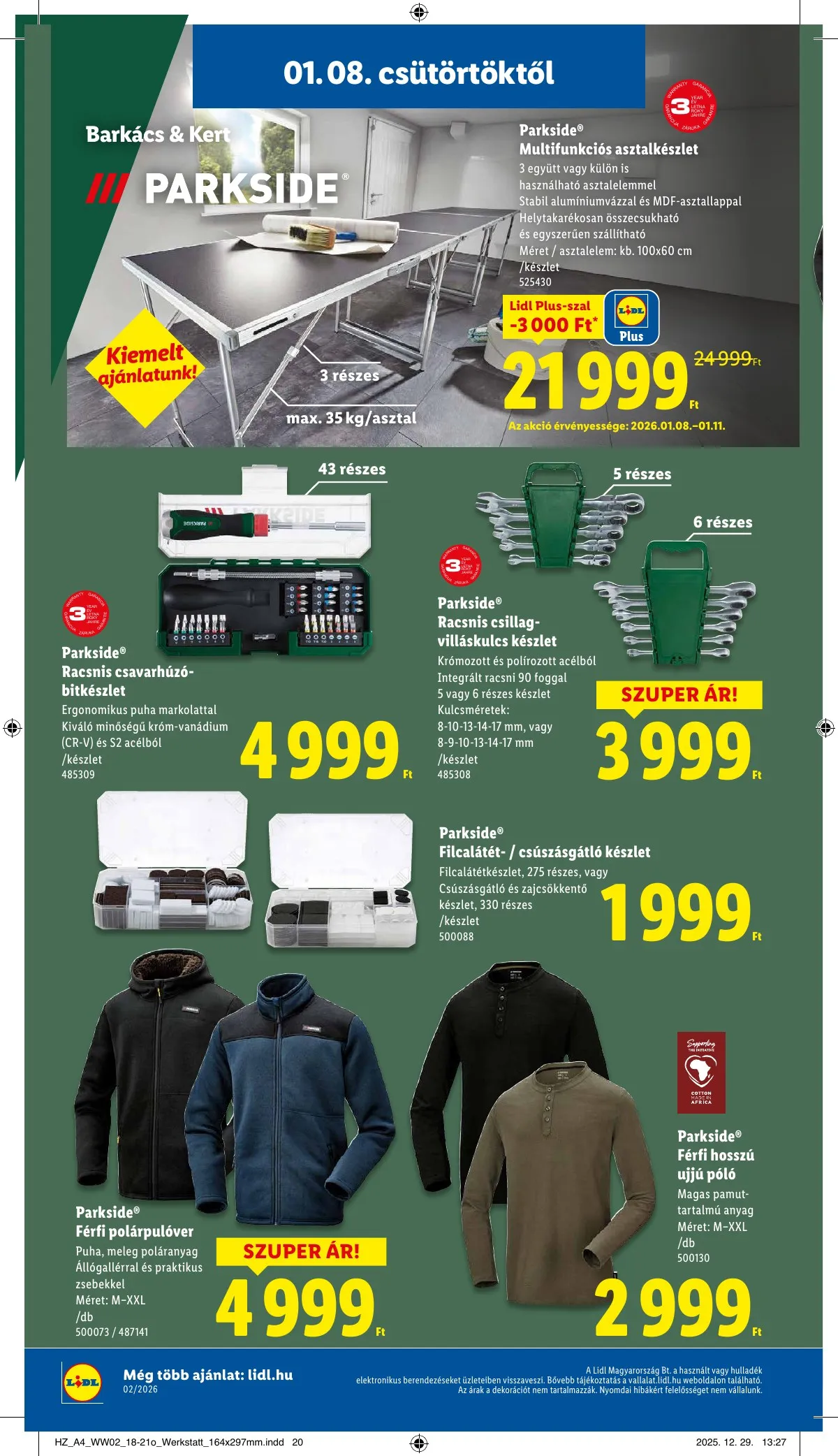 Lidl akciós újság 01.08–01.14 – 28. oldal