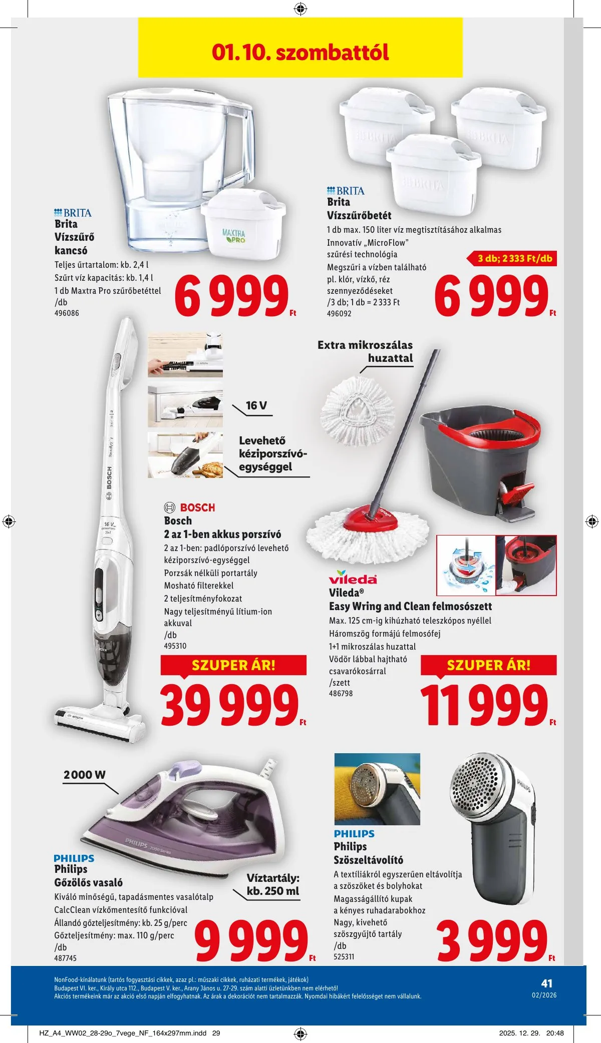 Lidl akciós újság 01.08–01.14 – 41. oldal