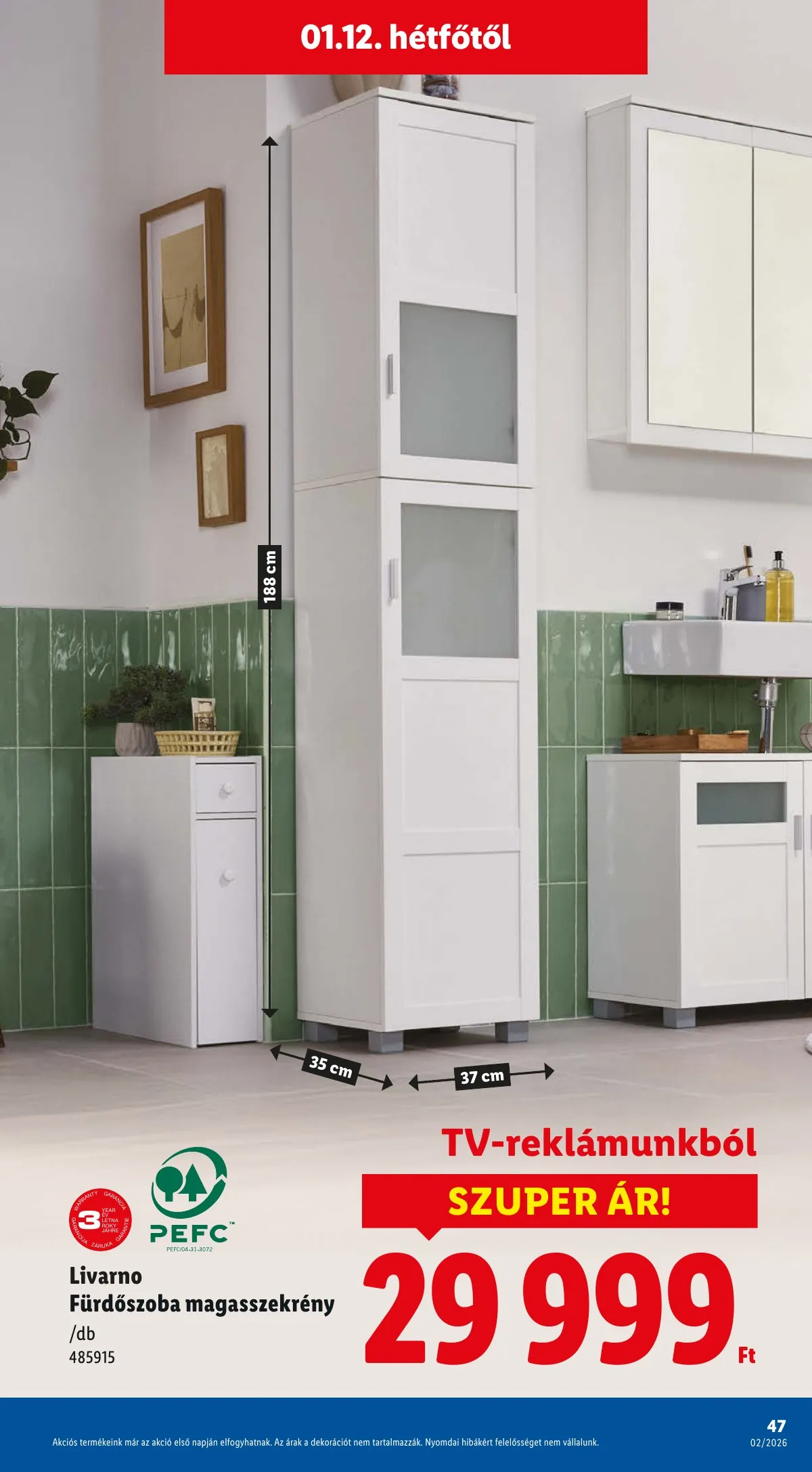 Lidl akciós újság 01.08–01.14 – 47. oldal