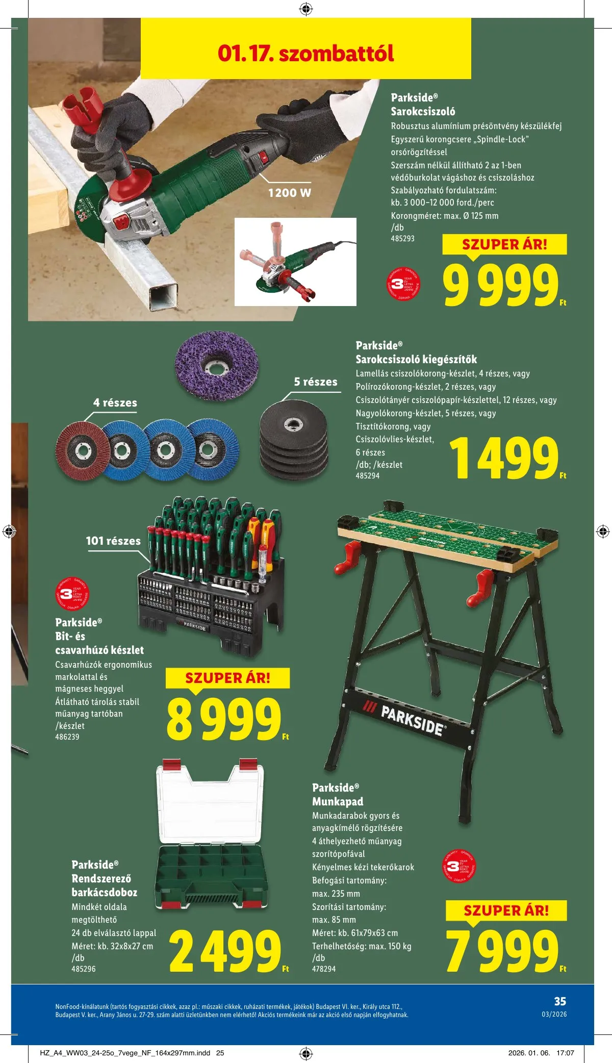 Lidl akciós újság 01.15–01.21 – 35. oldal