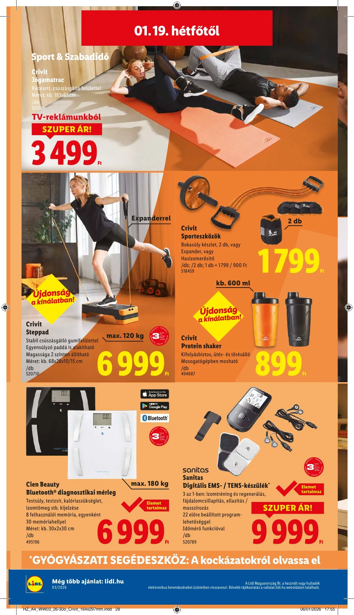 Lidl akciós újság 01.15–01.21 – 38. oldal