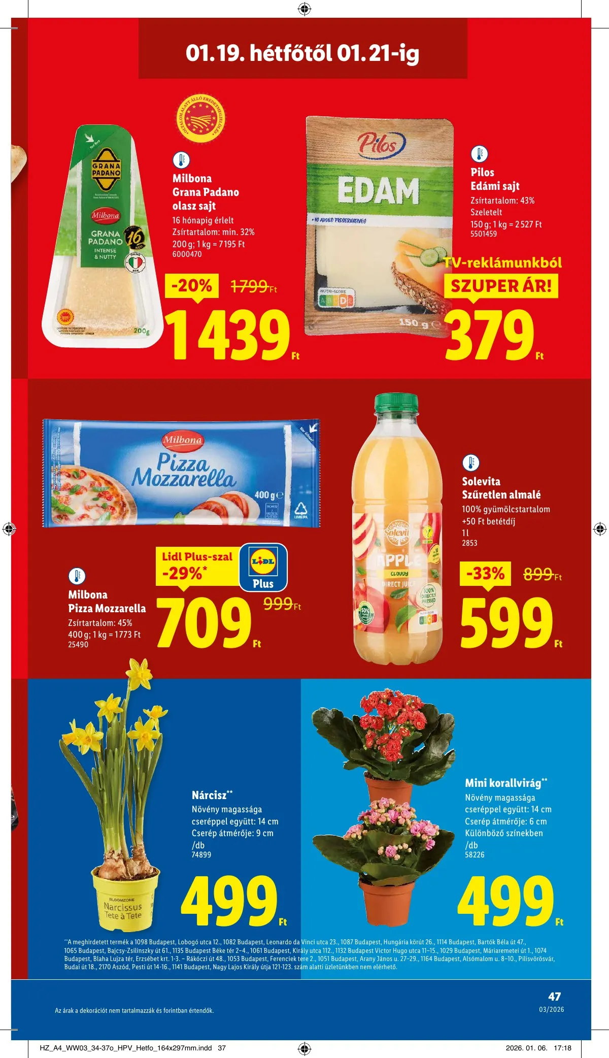 Lidl akciós újság 01.15–01.21 – 47. oldal
