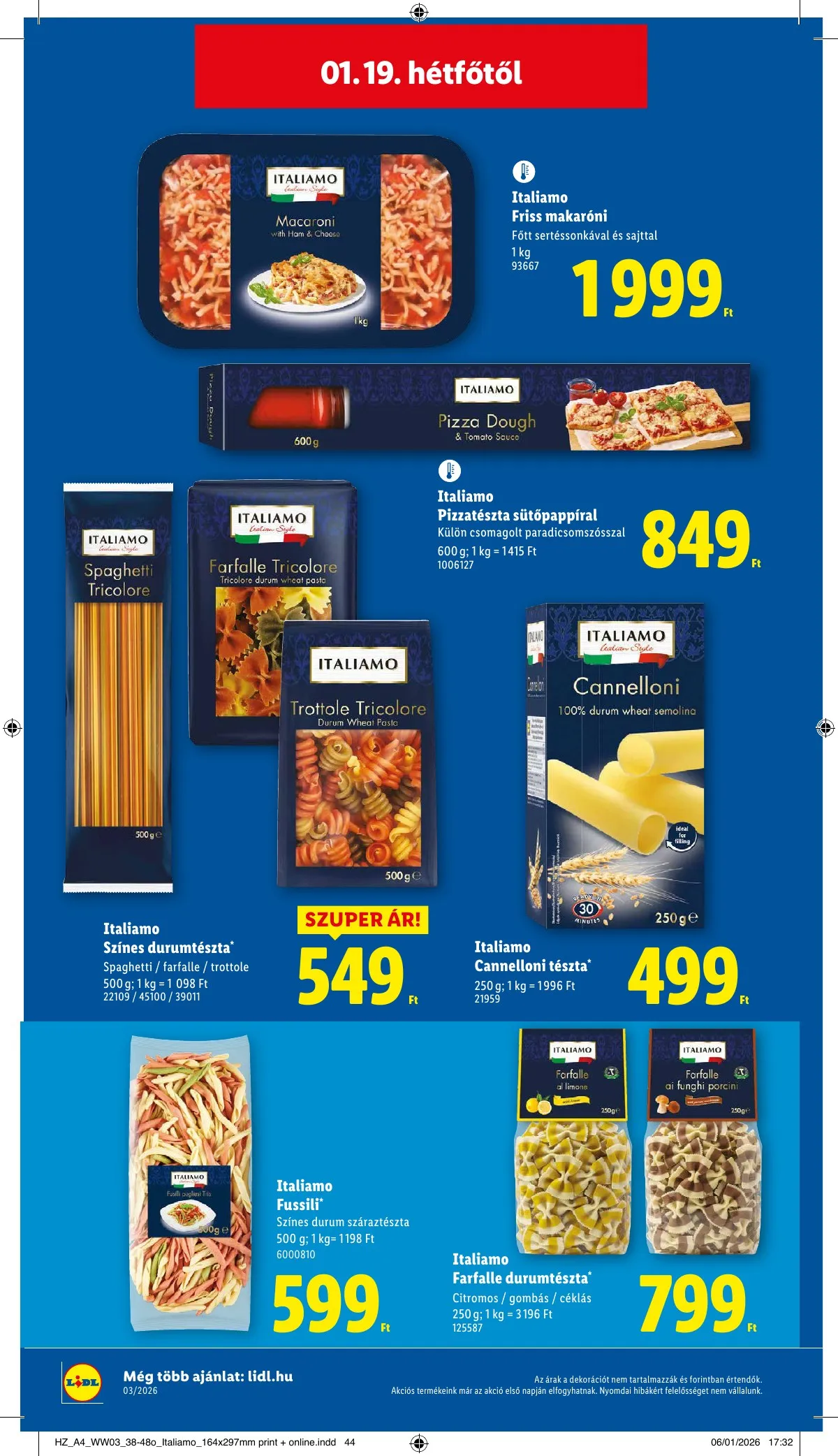 Lidl akciós újság 01.15–01.21 – 54. oldal