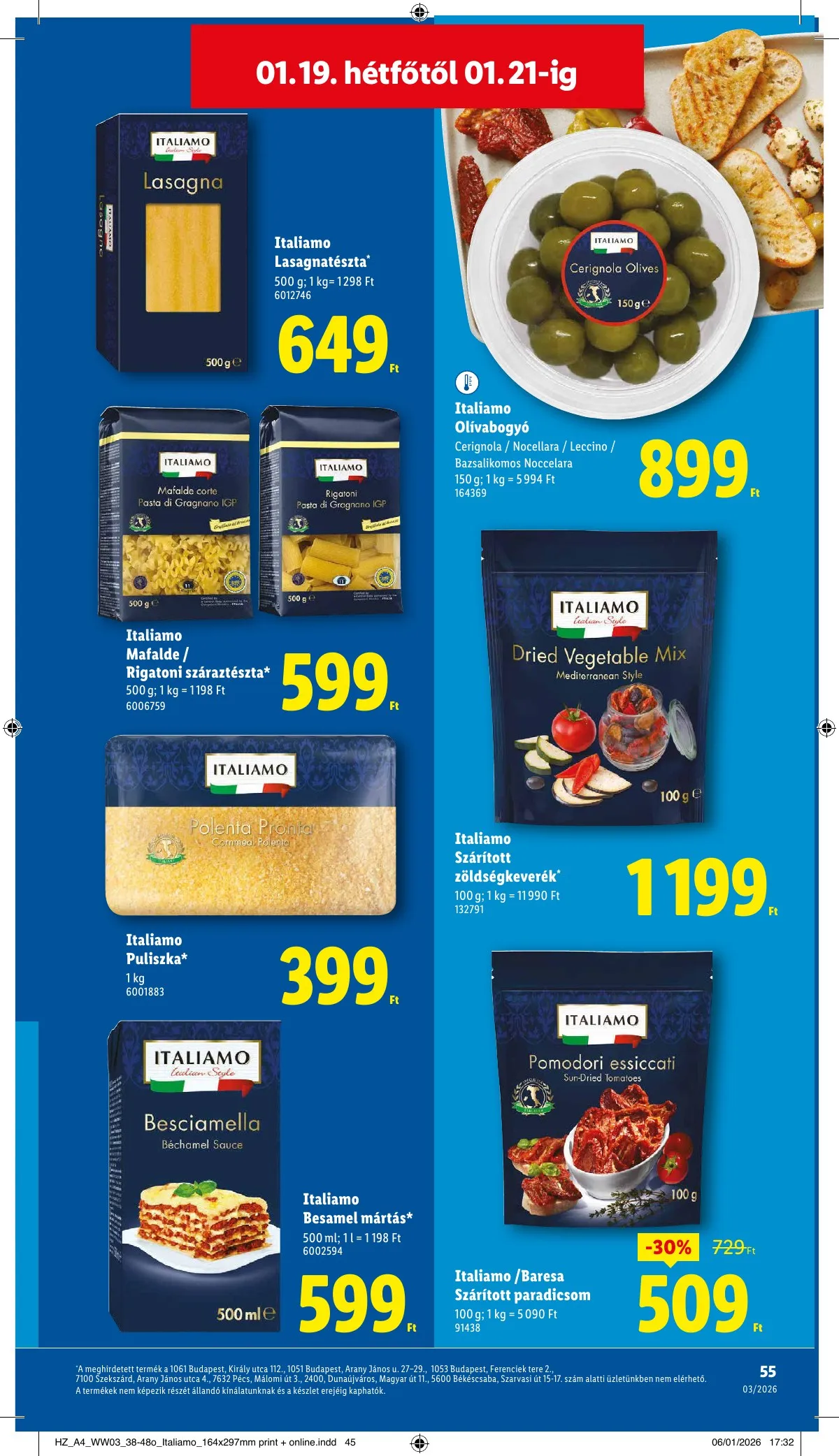 Lidl akciós újság 01.15–01.21 – 55. oldal