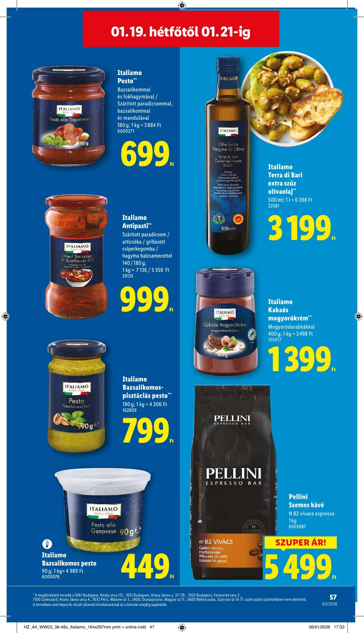 Lidl akciós újság 01.15–01.21 – 57. oldal