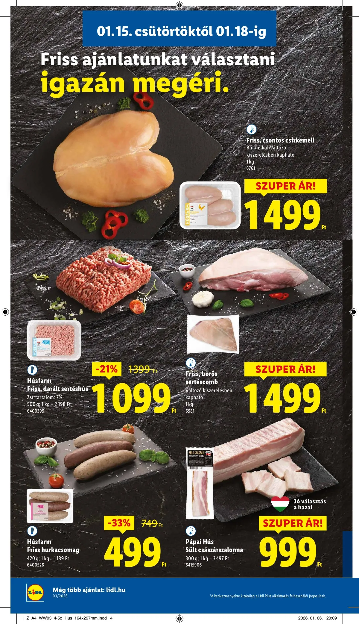 Lidl akciós újság 01.15–01.21 – 6. oldal