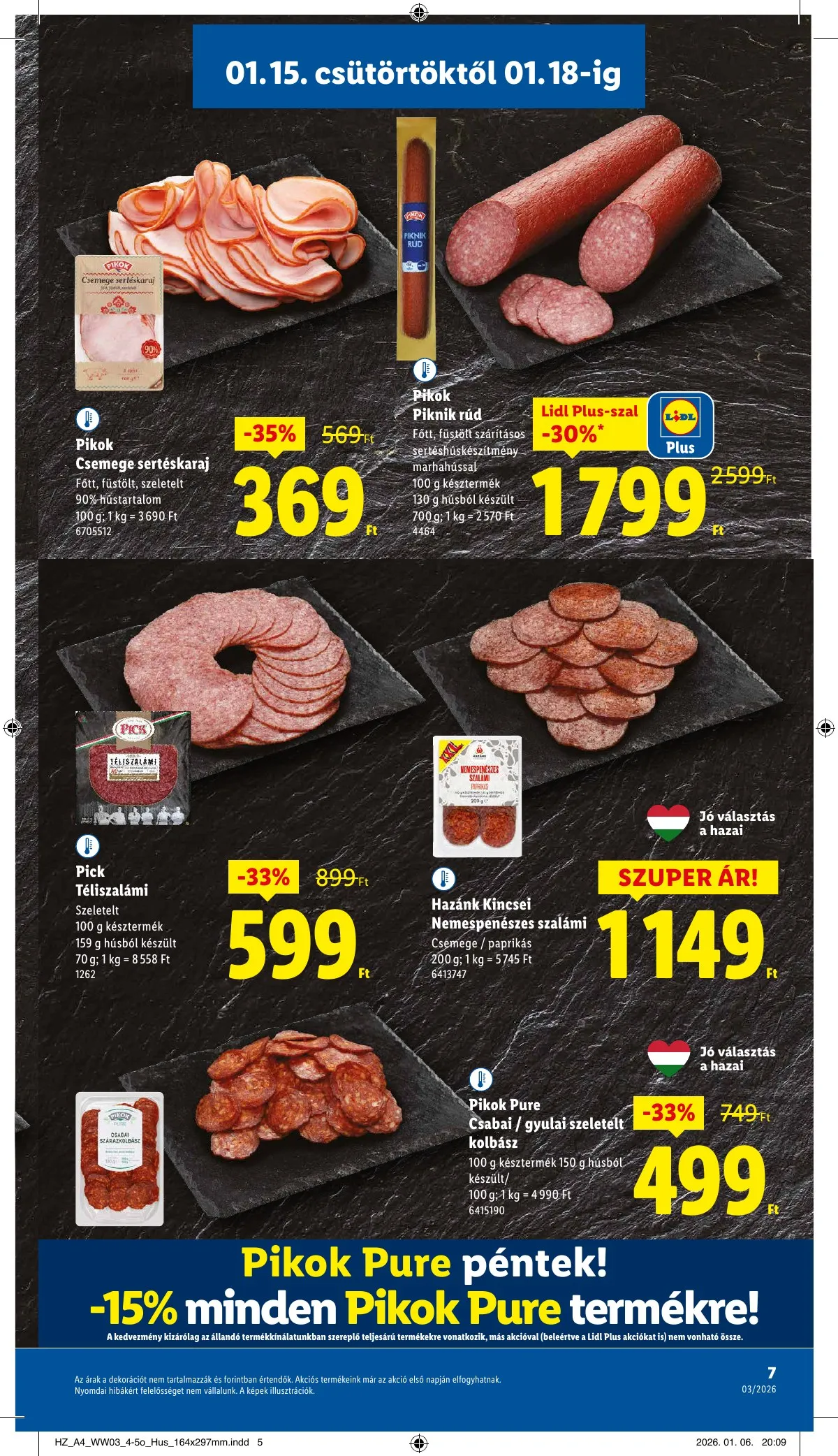 Lidl akciós újság 01.15–01.21 – 7. oldal