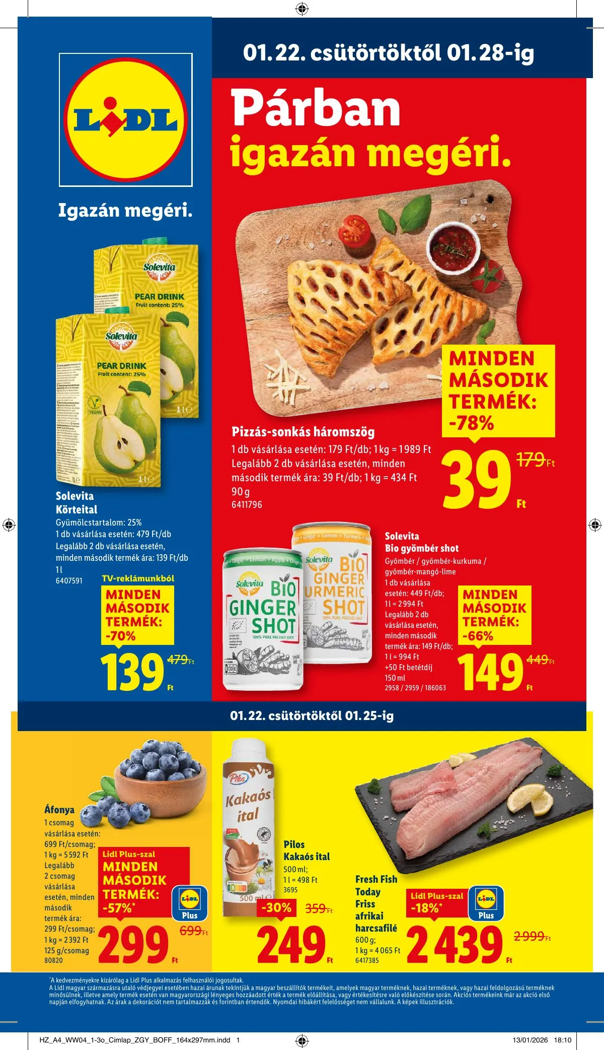 Lidl akciós újság 01.22–01.28
