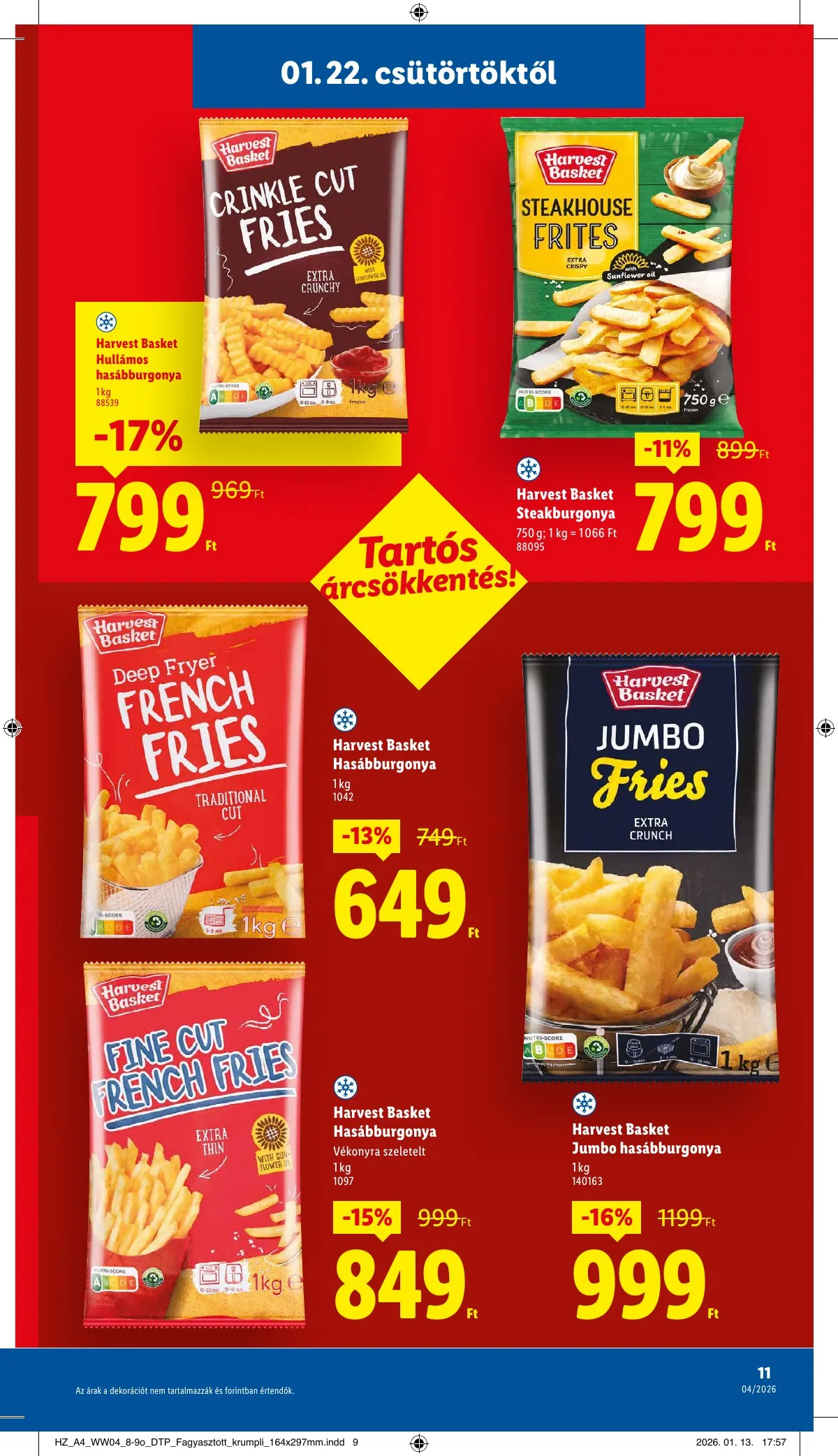Lidl akciós újság 01.22–01.28 – 11. oldal