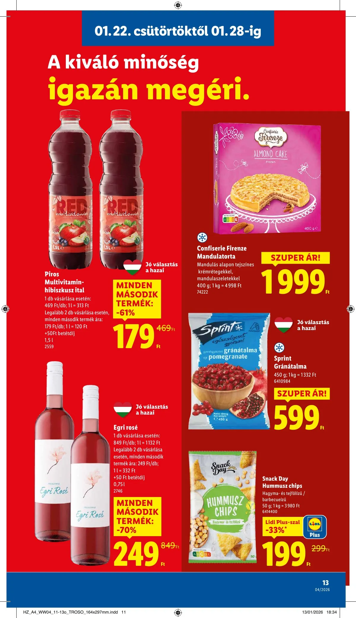 Lidl akciós újság 01.22–01.28 – 13. oldal
