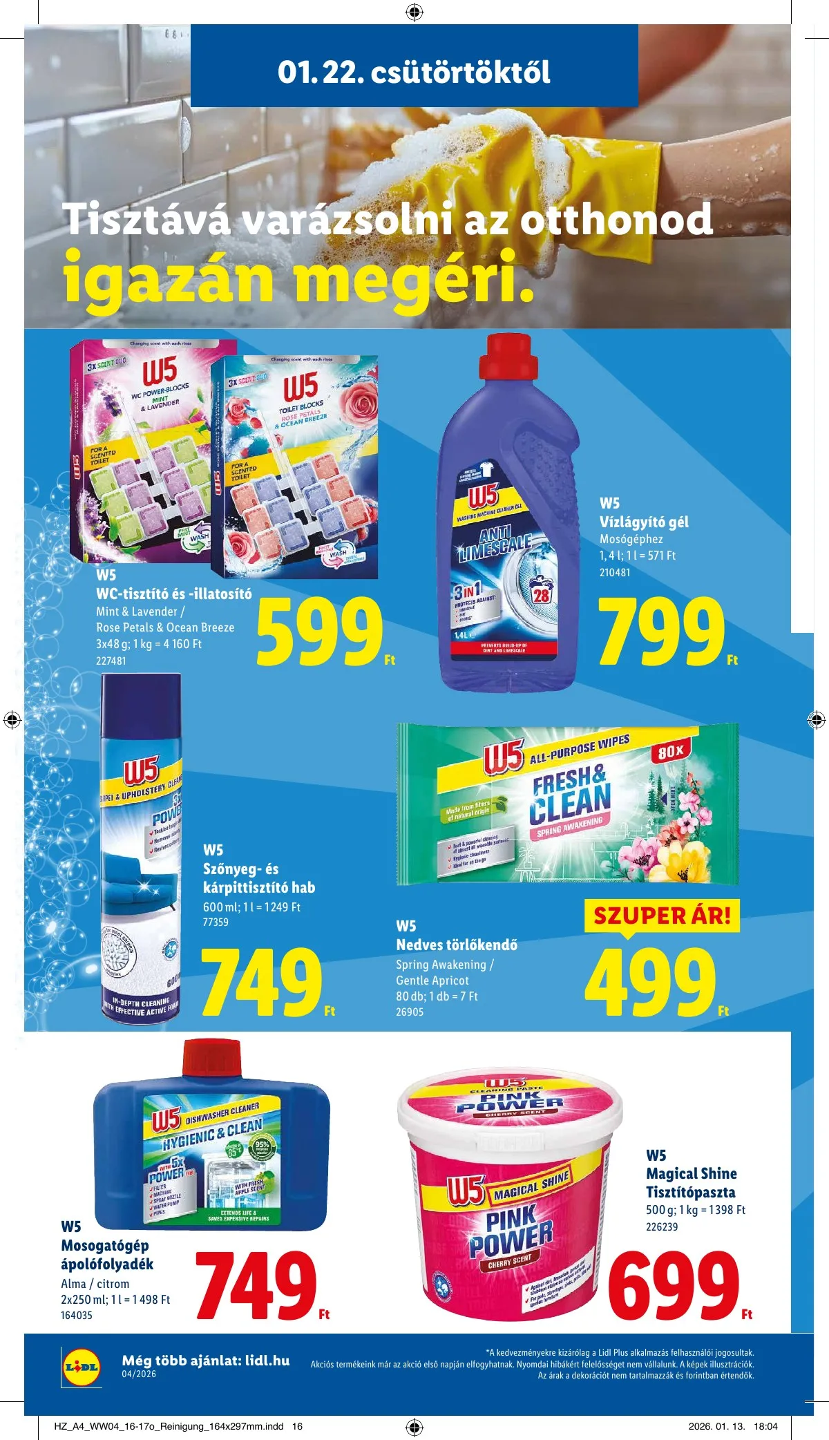 Lidl akciós újság 01.22–01.28 – 18. oldal