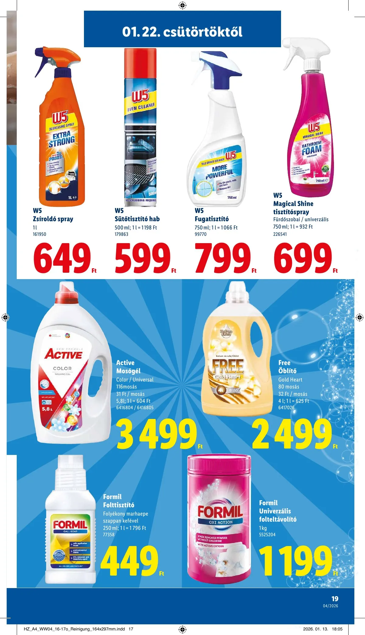 Lidl akciós újság 01.22–01.28 – 19. oldal