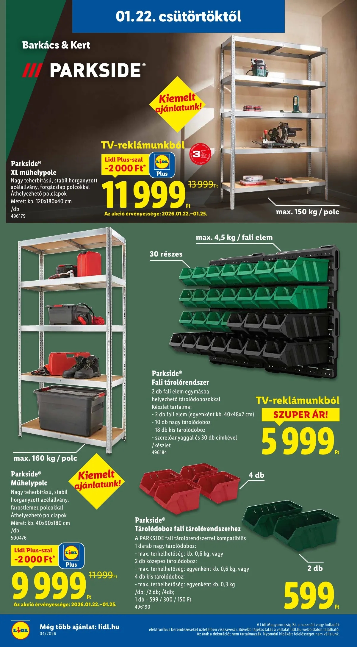 Lidl akciós újság 01.22–01.28 – 22. oldal