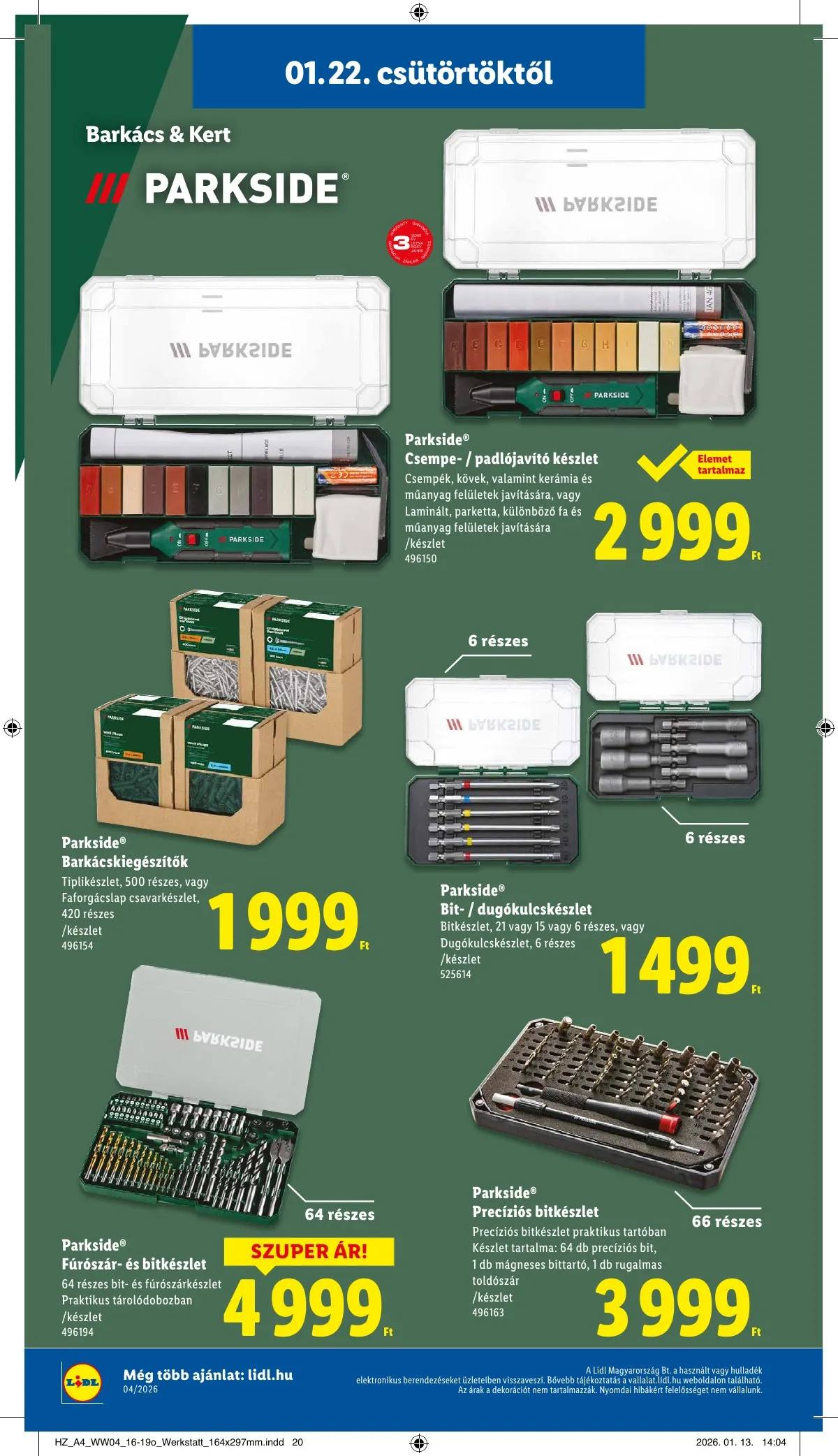 Lidl akciós újság 01.22–01.28 – 26. oldal