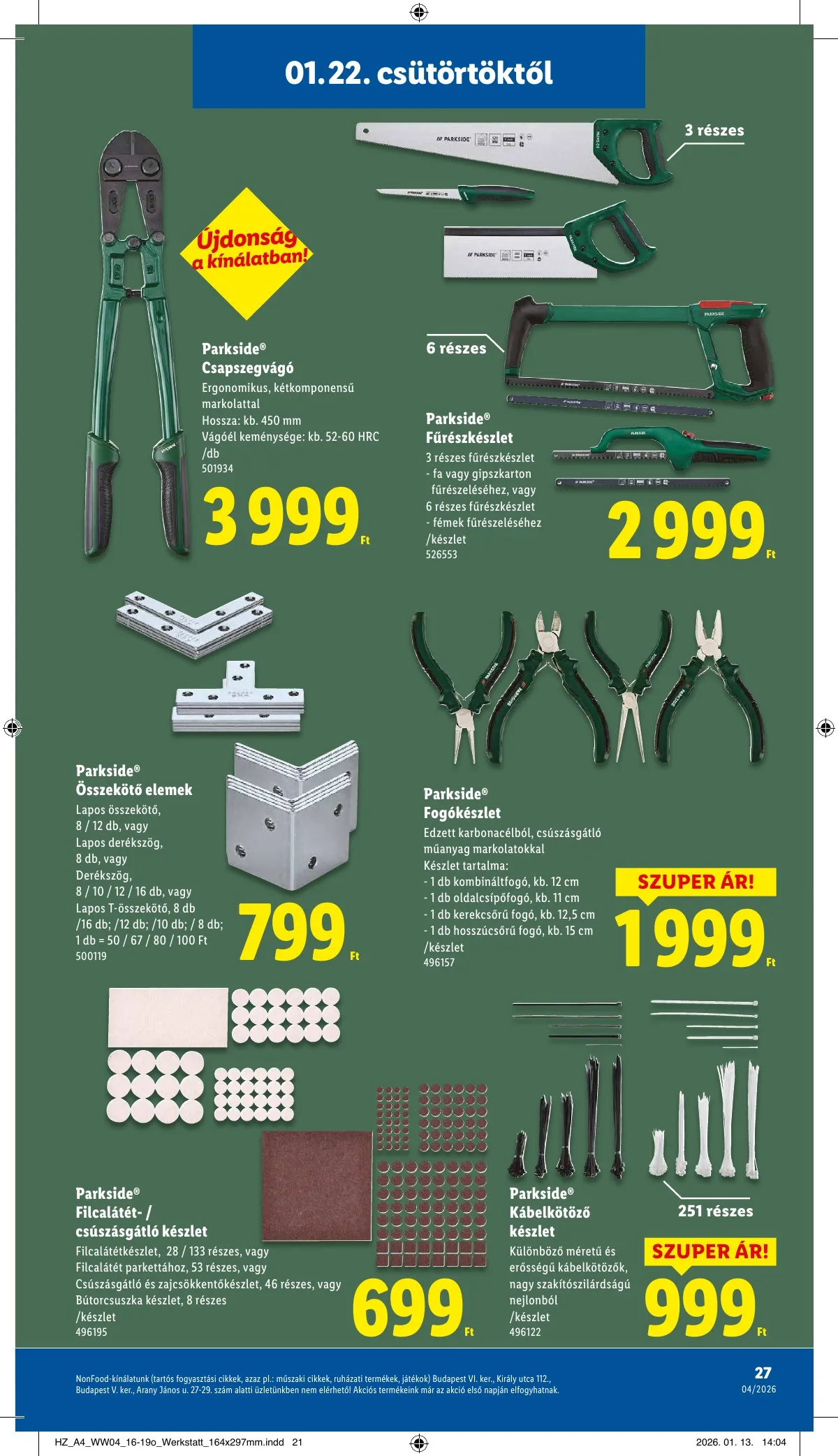 Lidl akciós újság 01.22–01.28 – 27. oldal