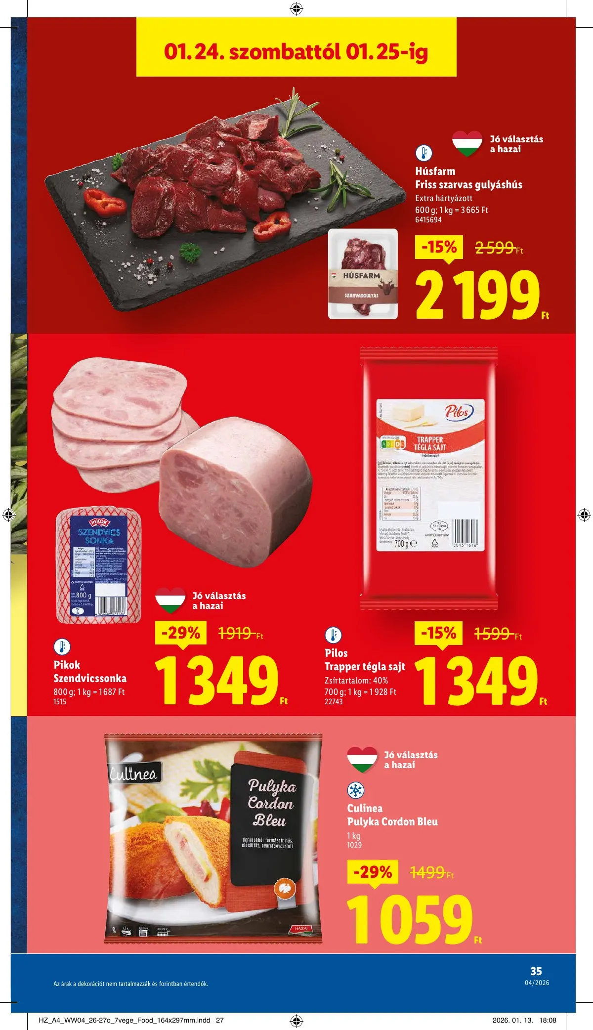 Lidl akciós újság 01.22–01.28 – 35. oldal