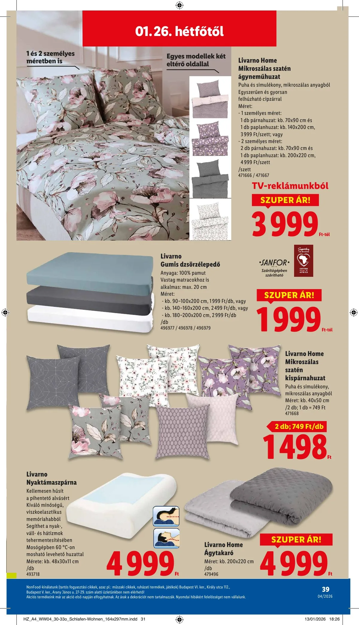 Lidl akciós újság 01.22–01.28 – 39. oldal