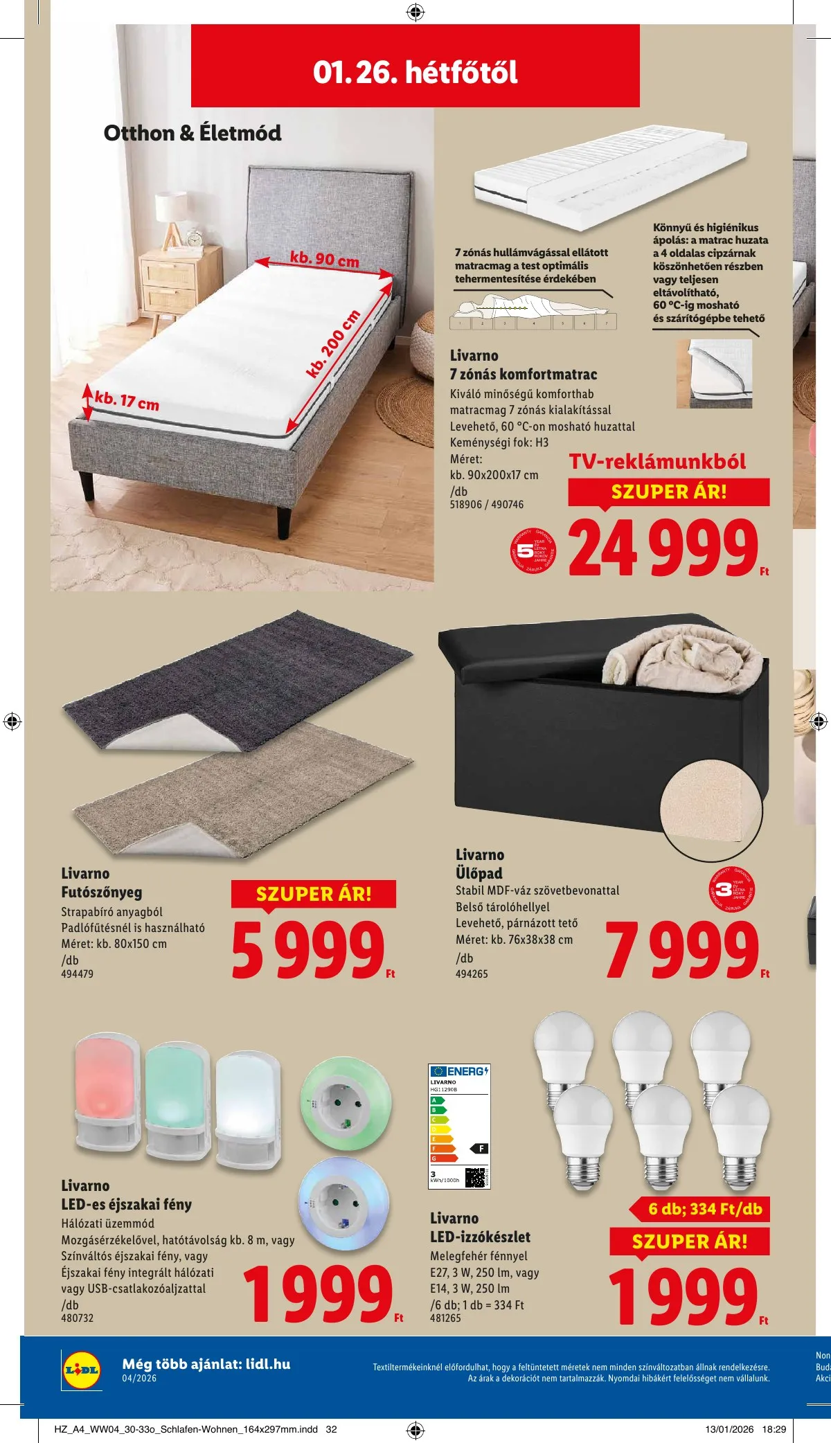 Lidl akciós újság 01.22–01.28 – 40. oldal