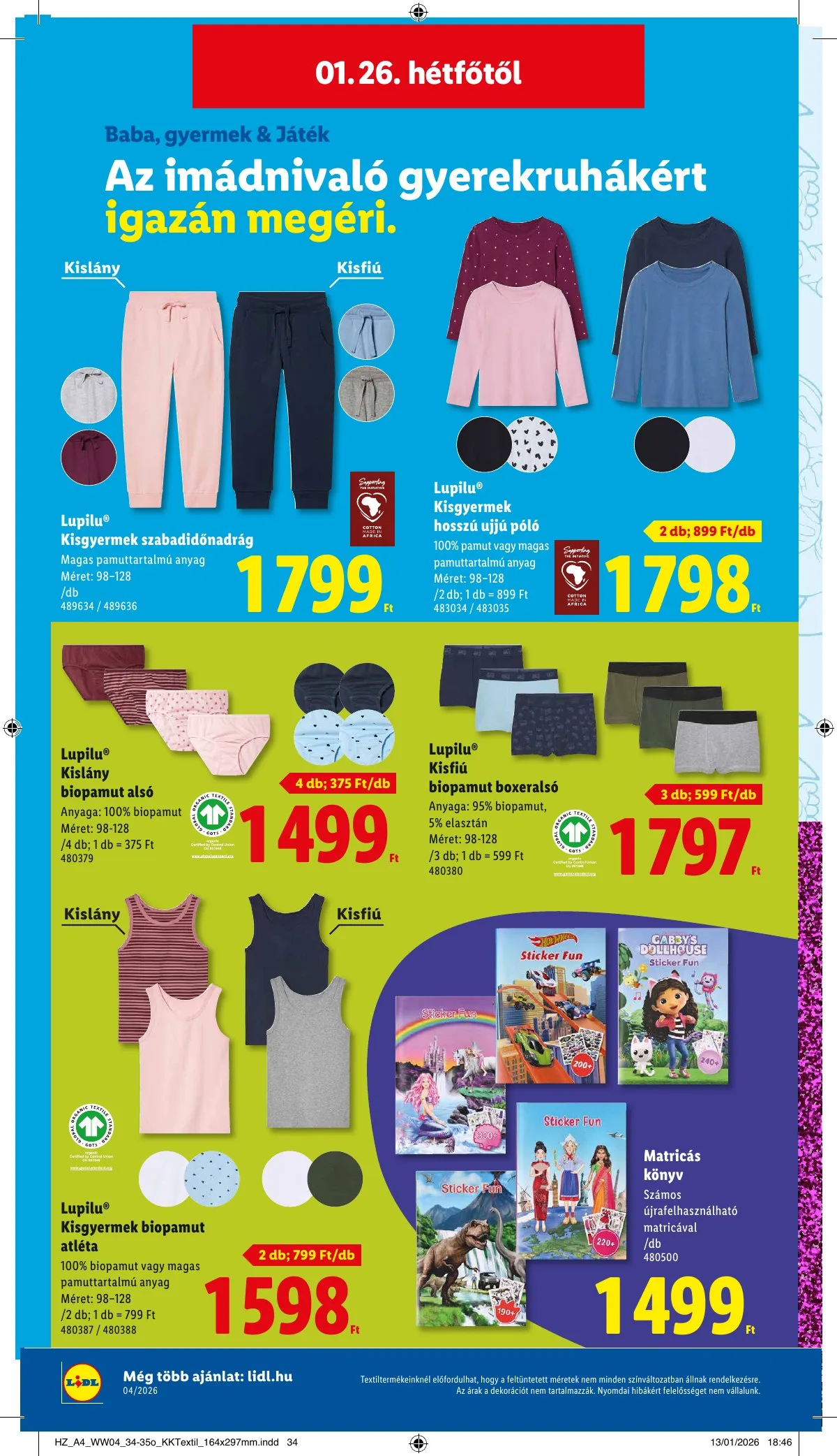 Lidl akciós újság 01.22–01.28 – 42. oldal