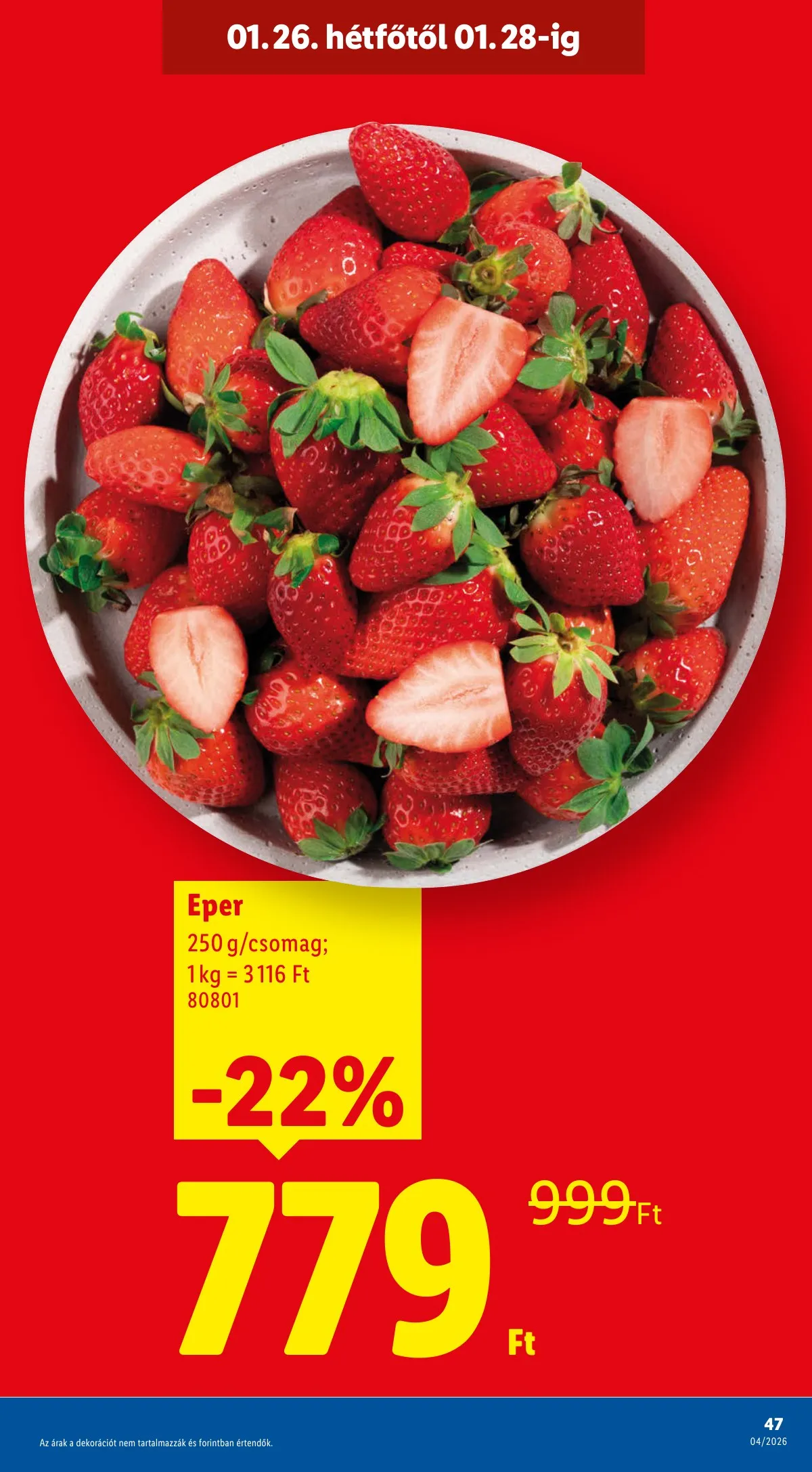Lidl akciós újság 01.22–01.28 – 47. oldal