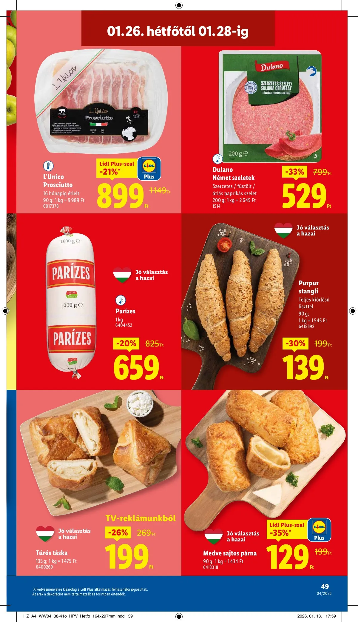 Lidl akciós újság 01.22–01.28 – 49. oldal