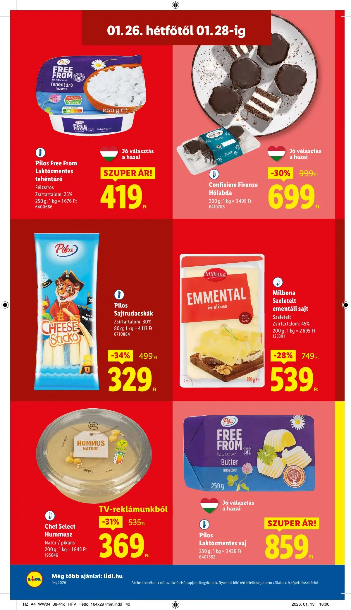 Lidl akciós újság 01.22–01.28 – 50. oldal
