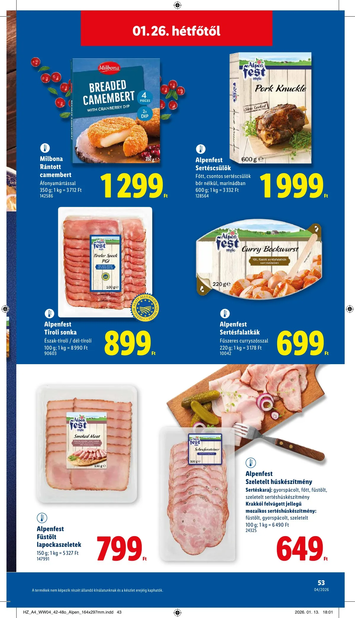 Lidl akciós újság 01.22–01.28 – 53. oldal