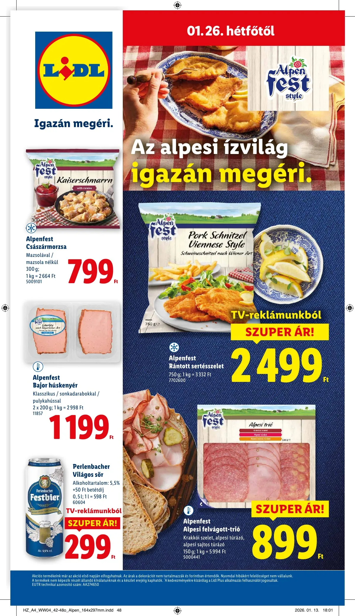 Lidl akciós újság 01.22–01.28 – 58. oldal