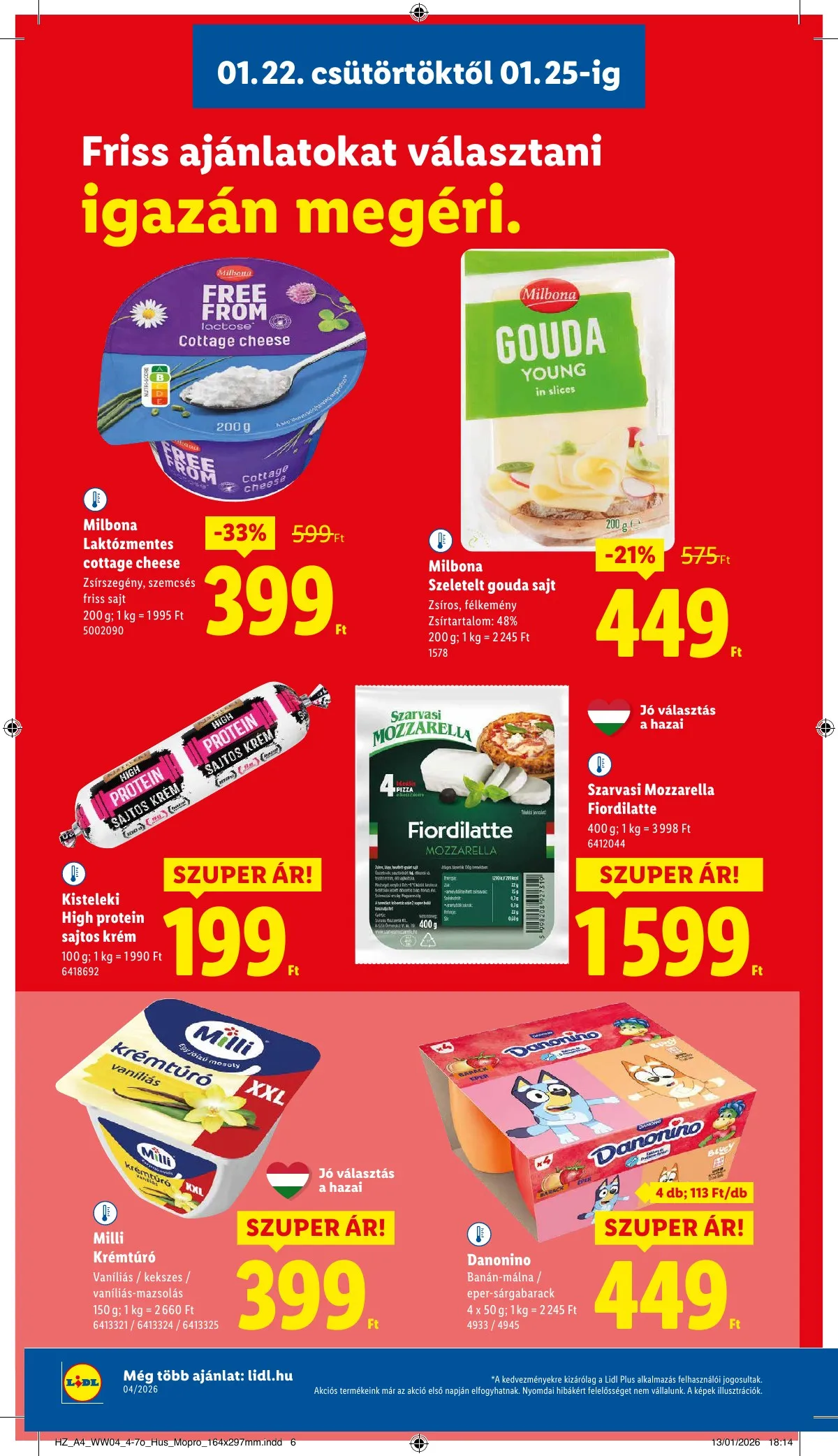Lidl akciós újság 01.22–01.28 – 6. oldal