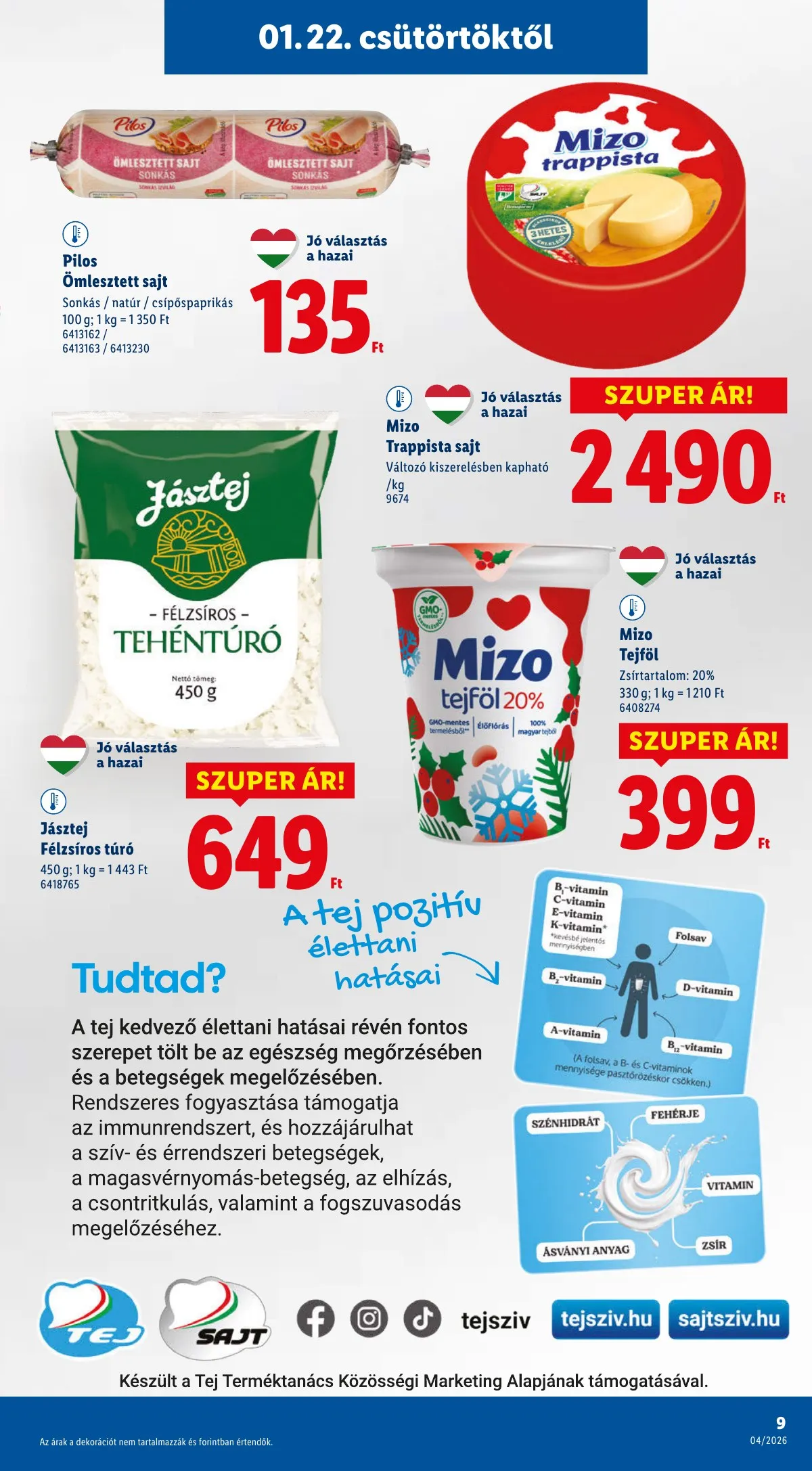 Lidl akciós újság 01.22–01.28 – 9. oldal