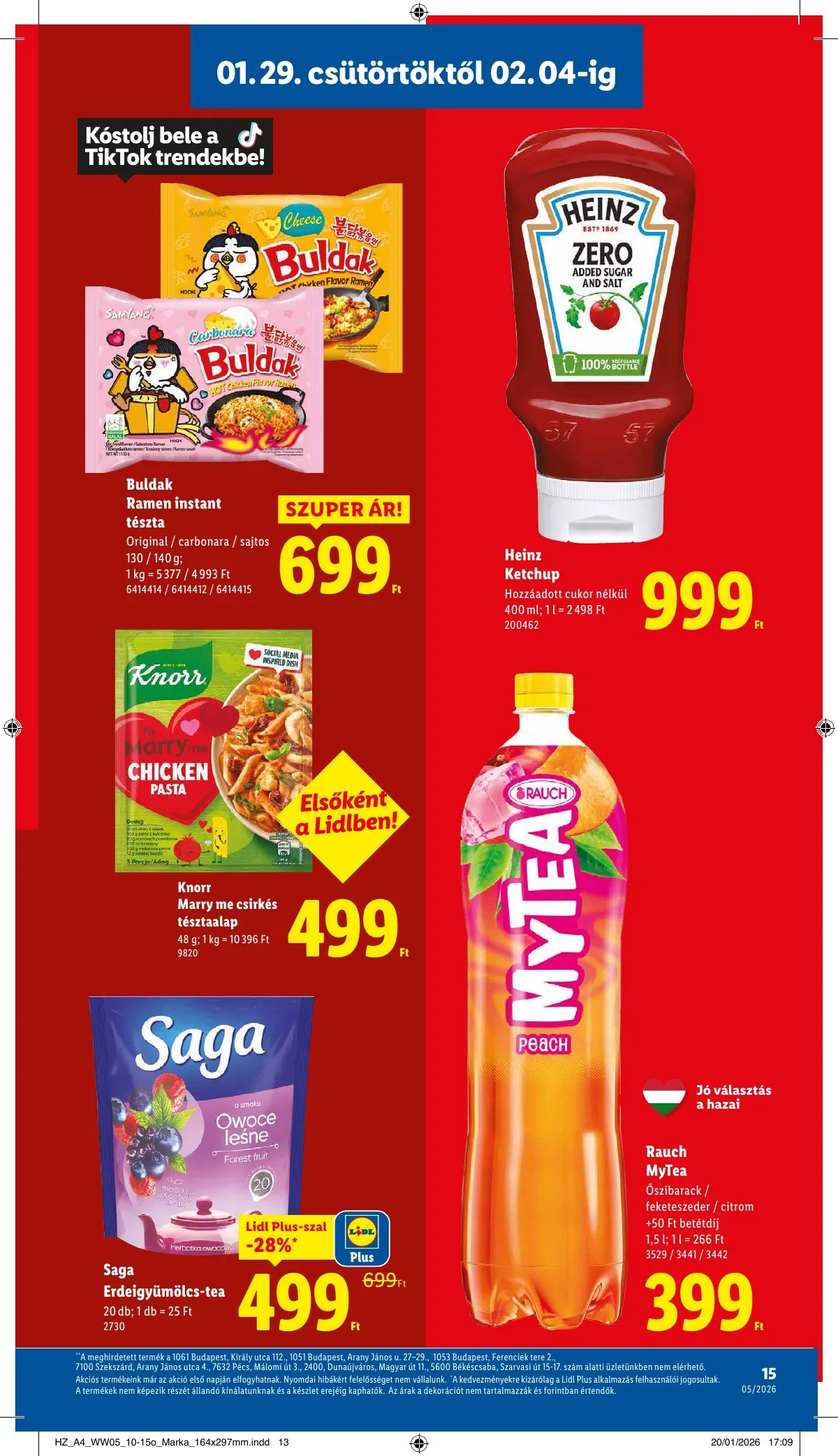 Lidl akciós újság 01.29–02.04 – 15. oldal