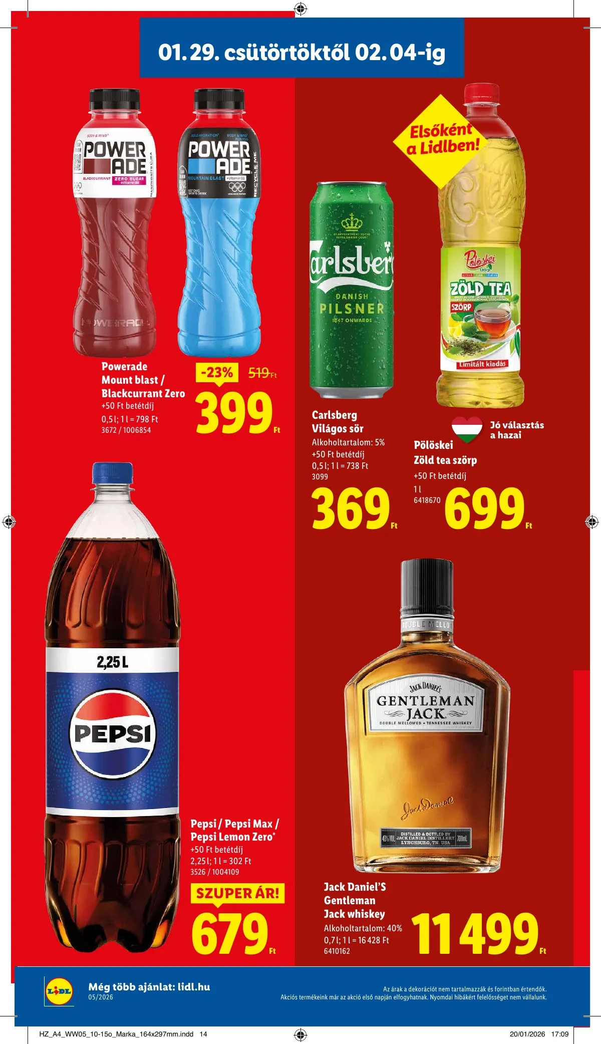 Lidl akciós újság 01.29–02.04 – 16. oldal