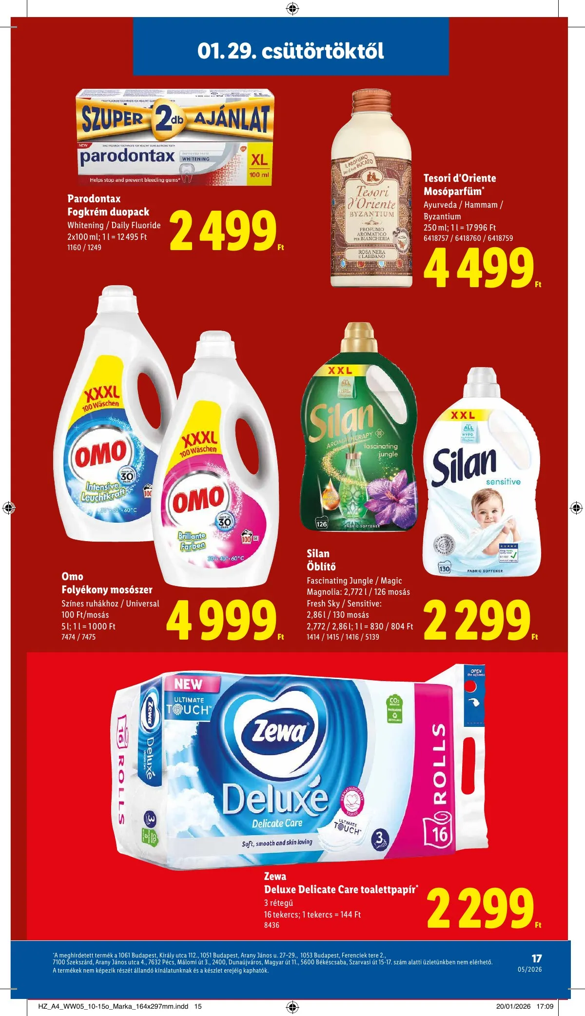 Lidl akciós újság 01.29–02.04 – 17. oldal